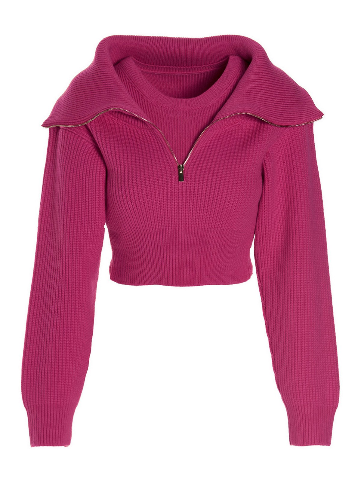 Jacquemus Le Maille Risoul Sweater In Fucsia