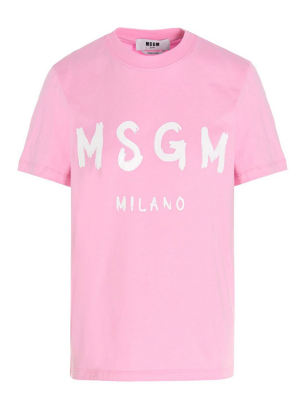 Shop Msgm Camiseta - Rosado In Pink