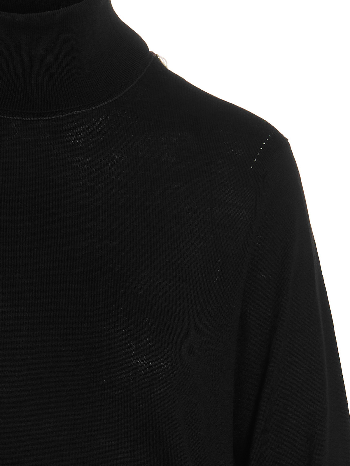 Shop Maison Margiela Suéter Con Cuello Alto - Negro In Black