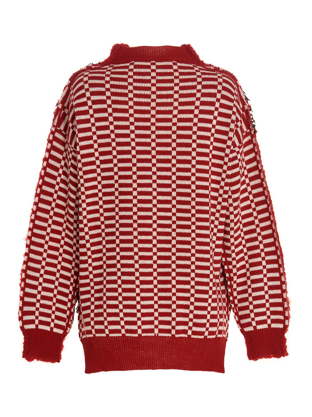 Shop Marni Multicolored Patterned Sweater
