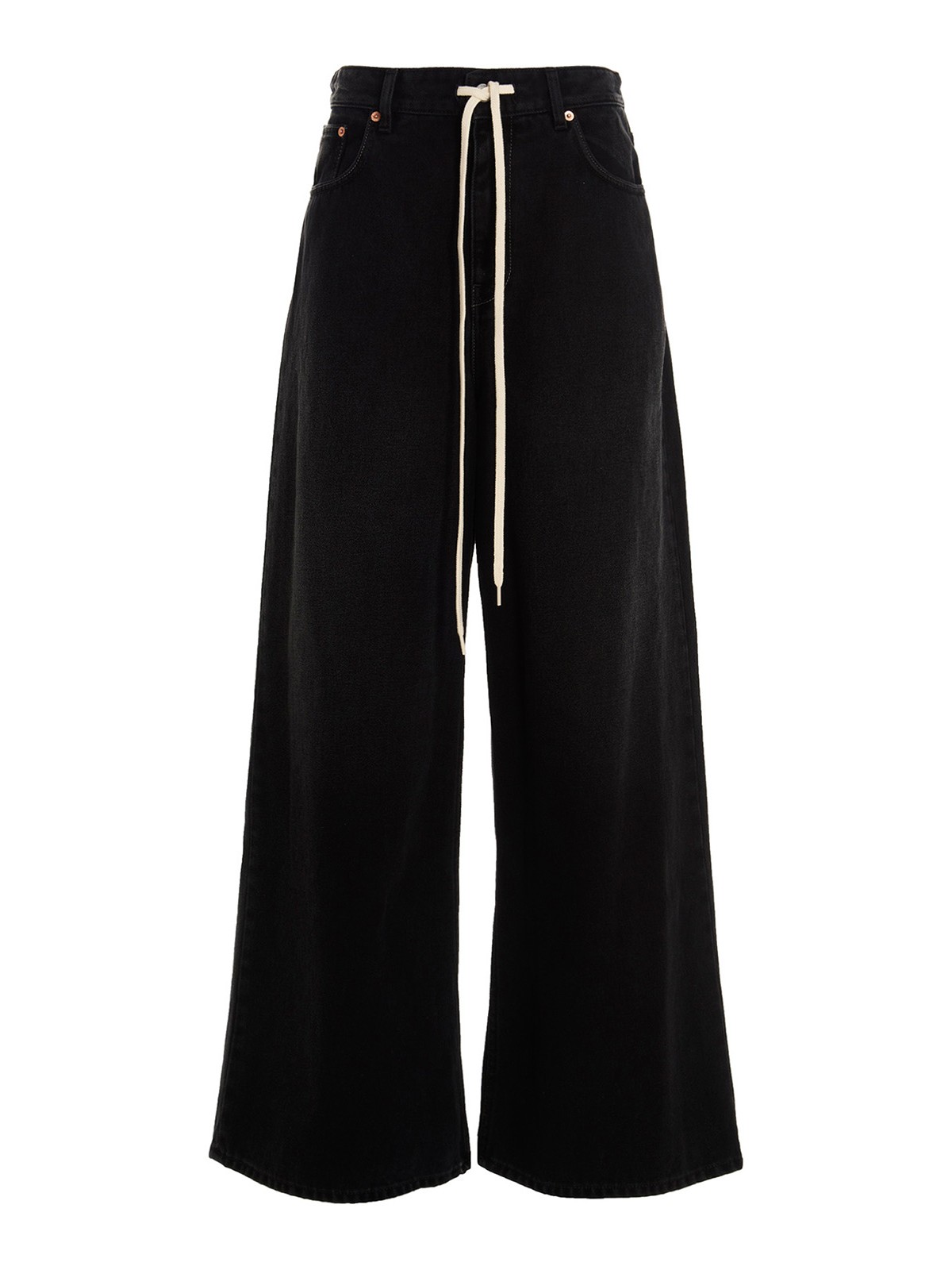 MM6 MAISON MARGIELA ブラック フレアジーンズ MM6 MAISON MARGIELA ブラック フレアジーンズ