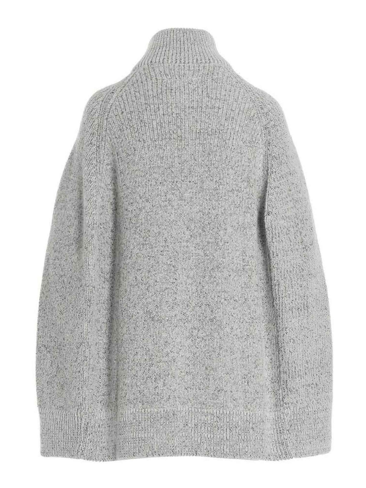 MM6 Maison Margiela Zipped cardigan - Grey|S52TH0043S18055001F