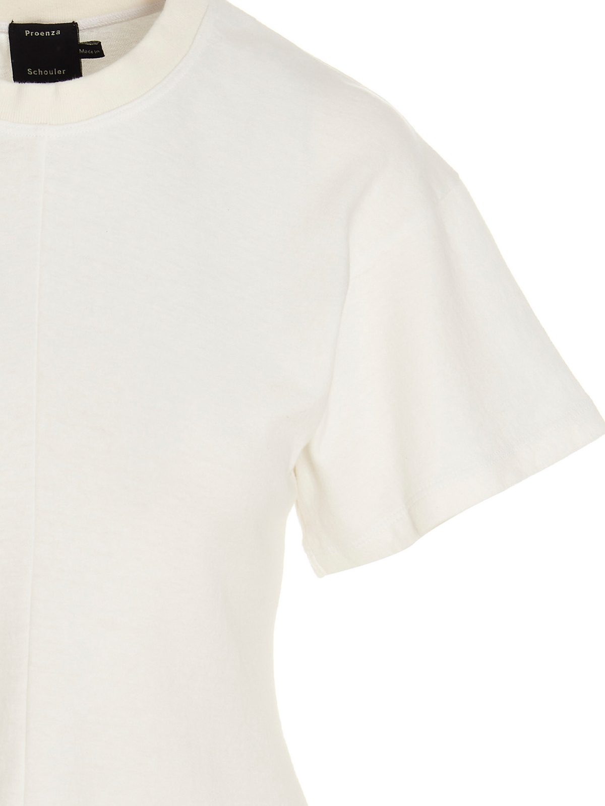 Shop Proenza Schouler Cotton T-shirt In Blanco