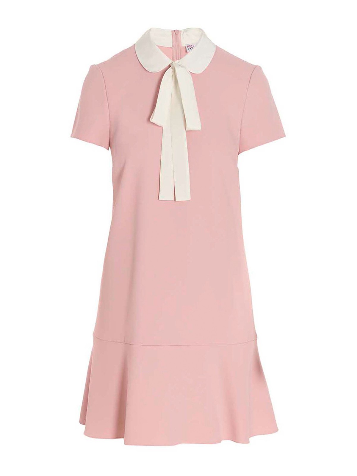 white long sleeve mini dress Milly Women's Liv Belted Pleated Dress - White main image 1