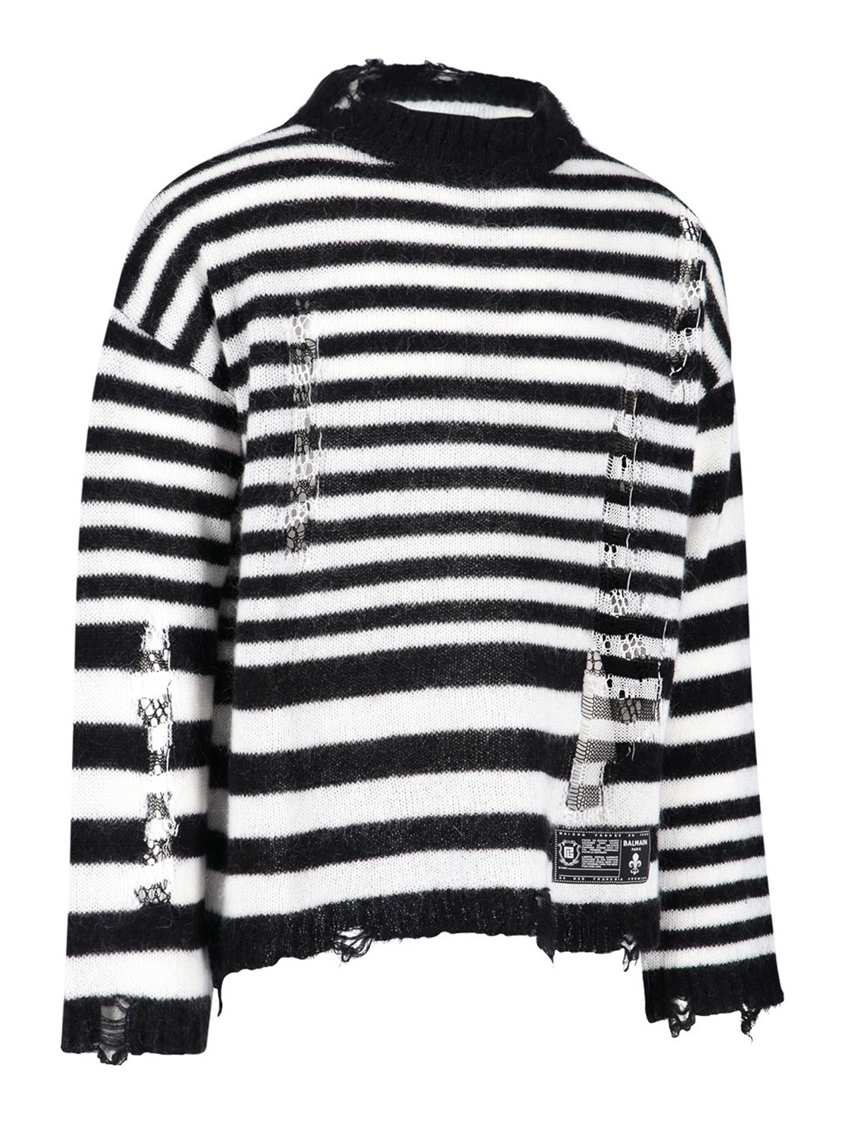 Balmain クルーネック - 黒 - ブラック | YH1KE020KC63EAB