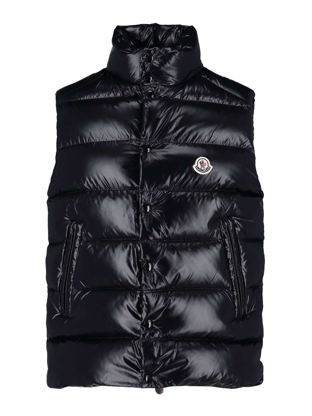 Padded jackets Moncler - Padded vest with logo patch - 1A0009668950999 