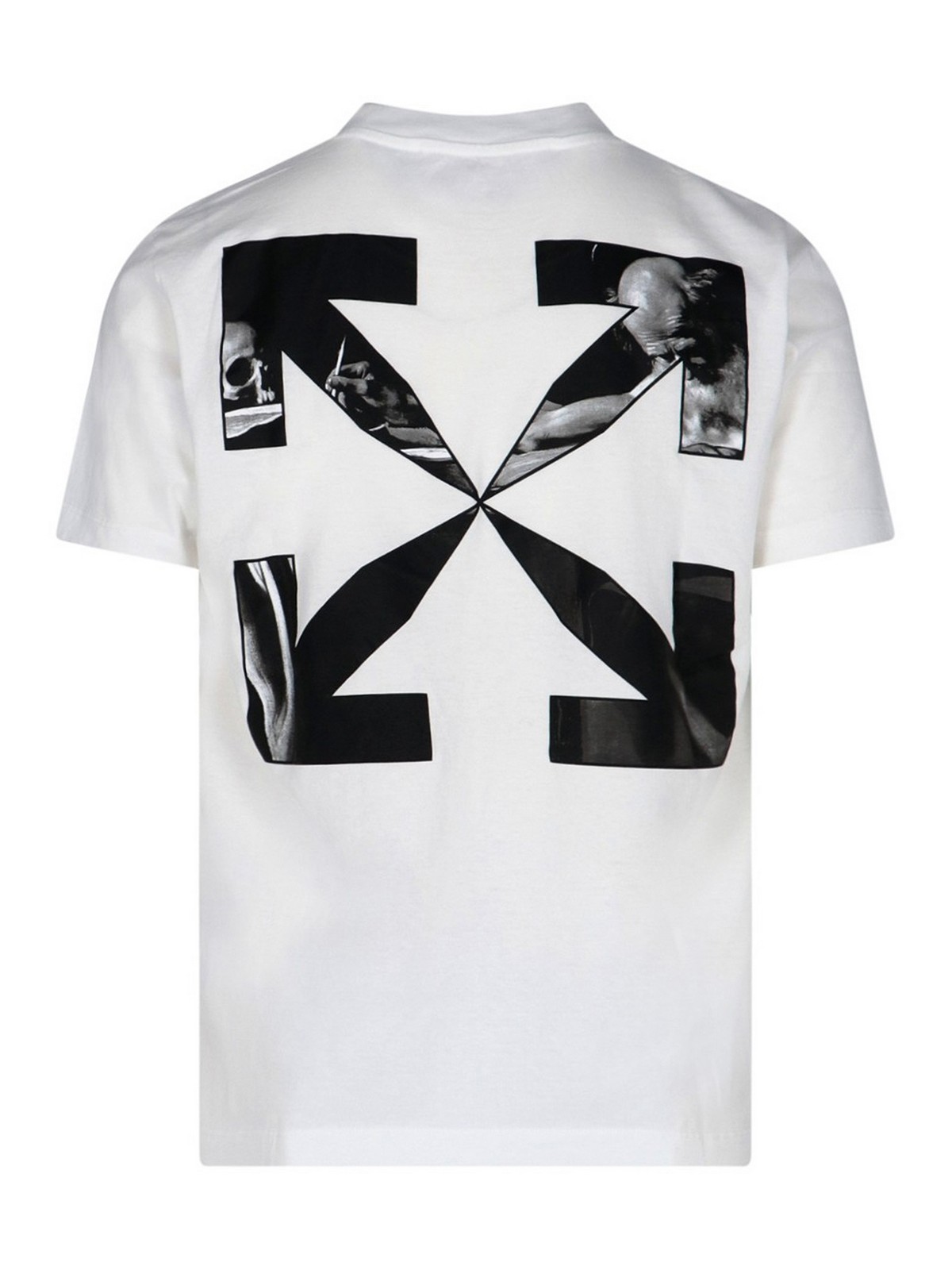 T-Shirts Off-White - Caravaggio Arrow T-Shirt - Omaa027C99Jer0030110