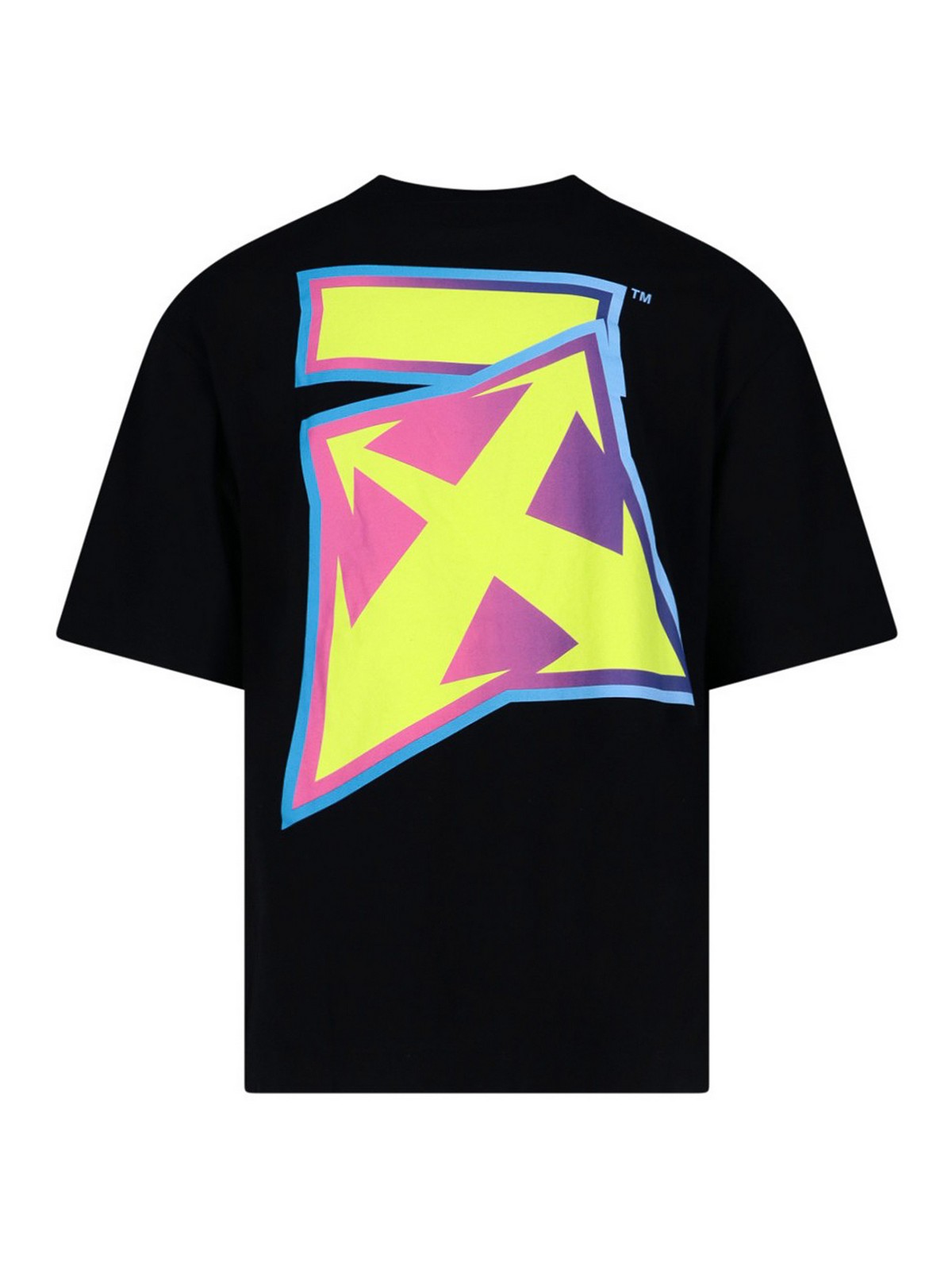 Off-White Logo T-shirt - Black - Men | OMAA120F22JER0031070