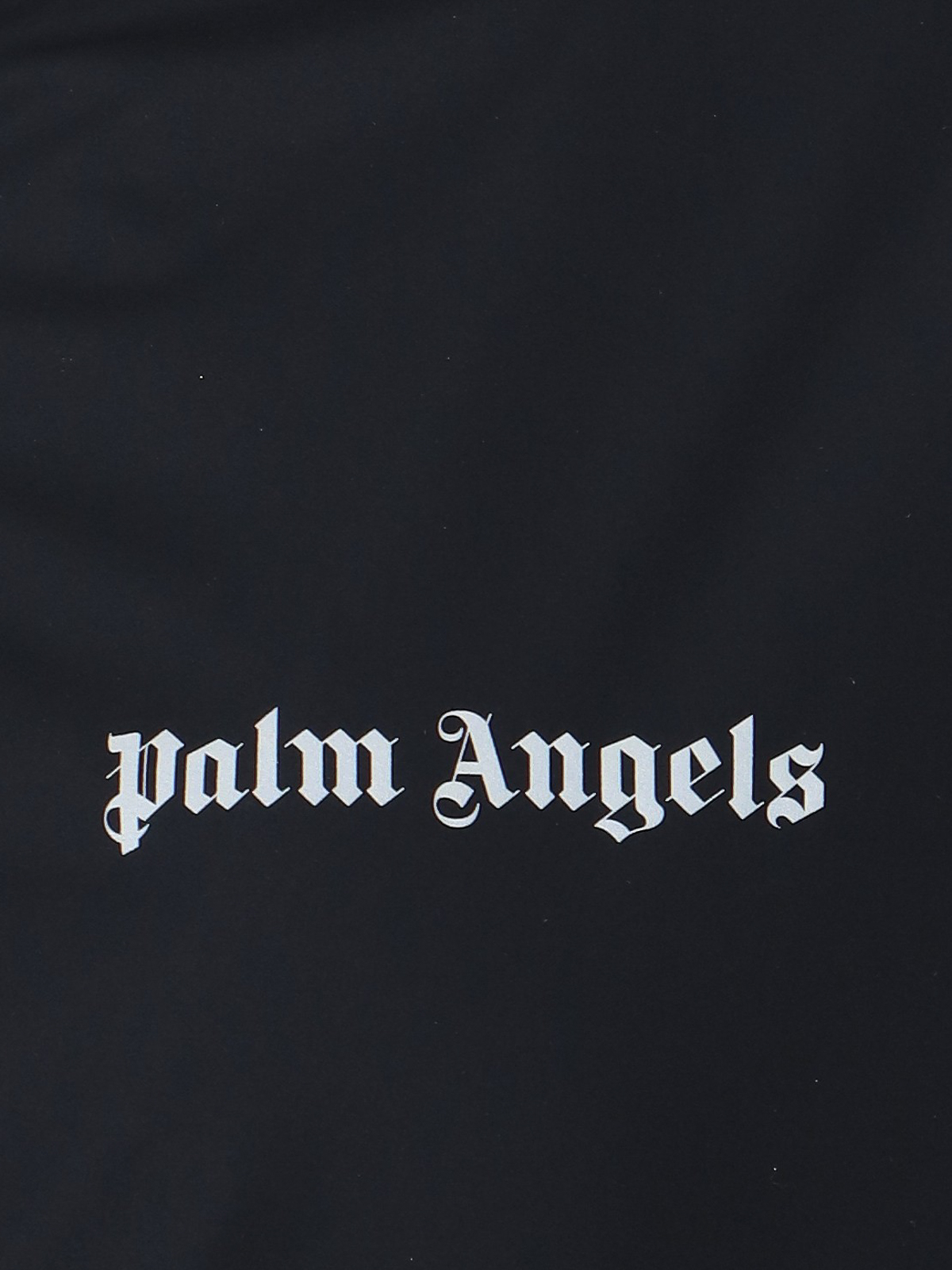 Shop Palm Angels Vest With Contrasting Bands In Negro