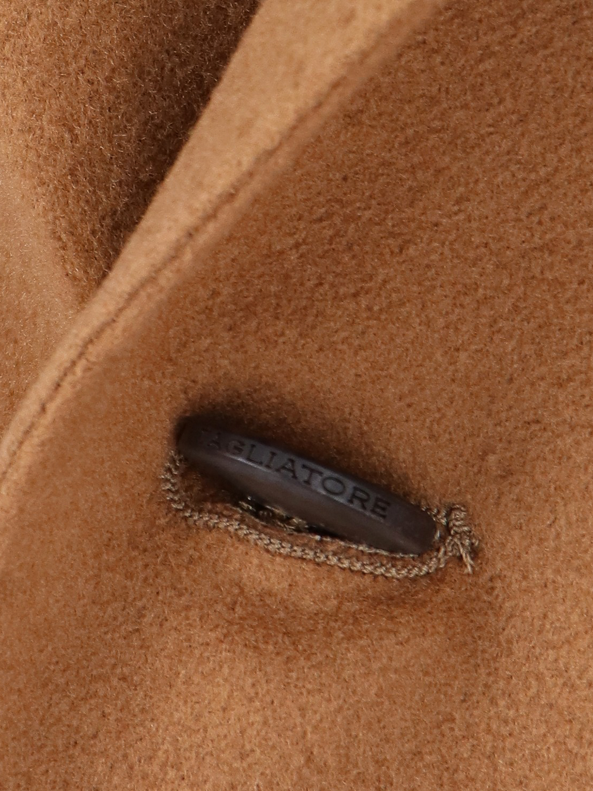 Shop Tagliatore Cashmere Doubled Breasted Coat In Marrón