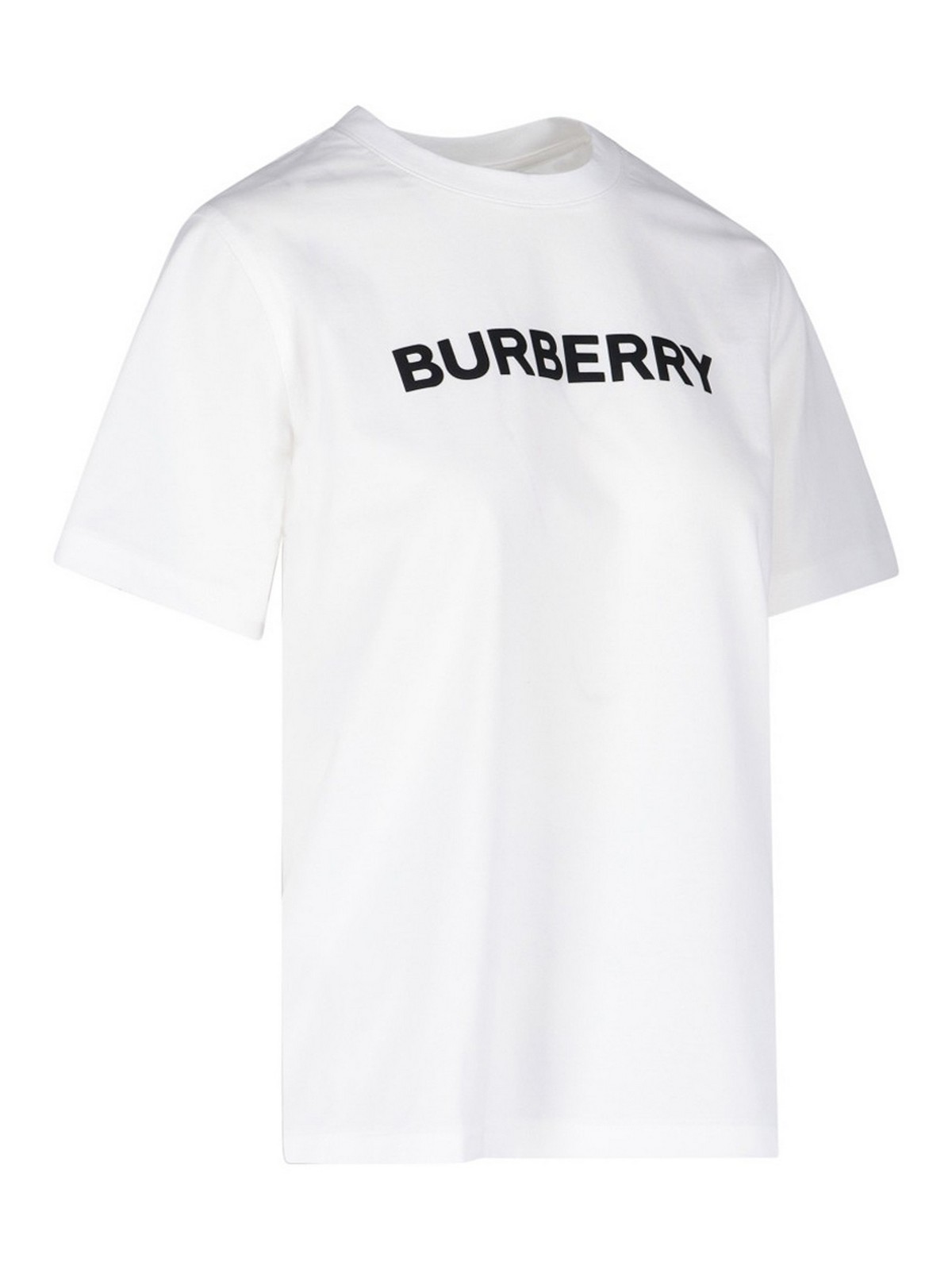 Shop Burberry Logo T-shirt In Blanco