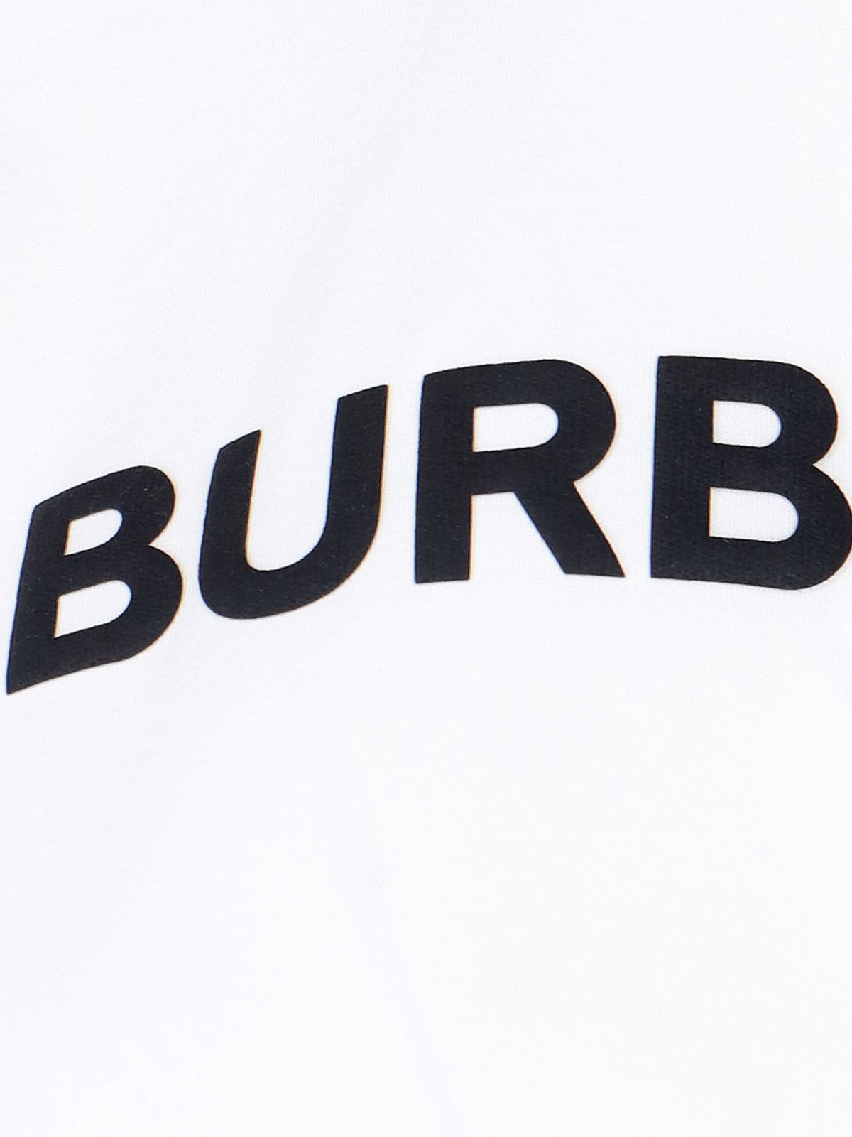 Shop Burberry Logo T-shirt In Blanco
