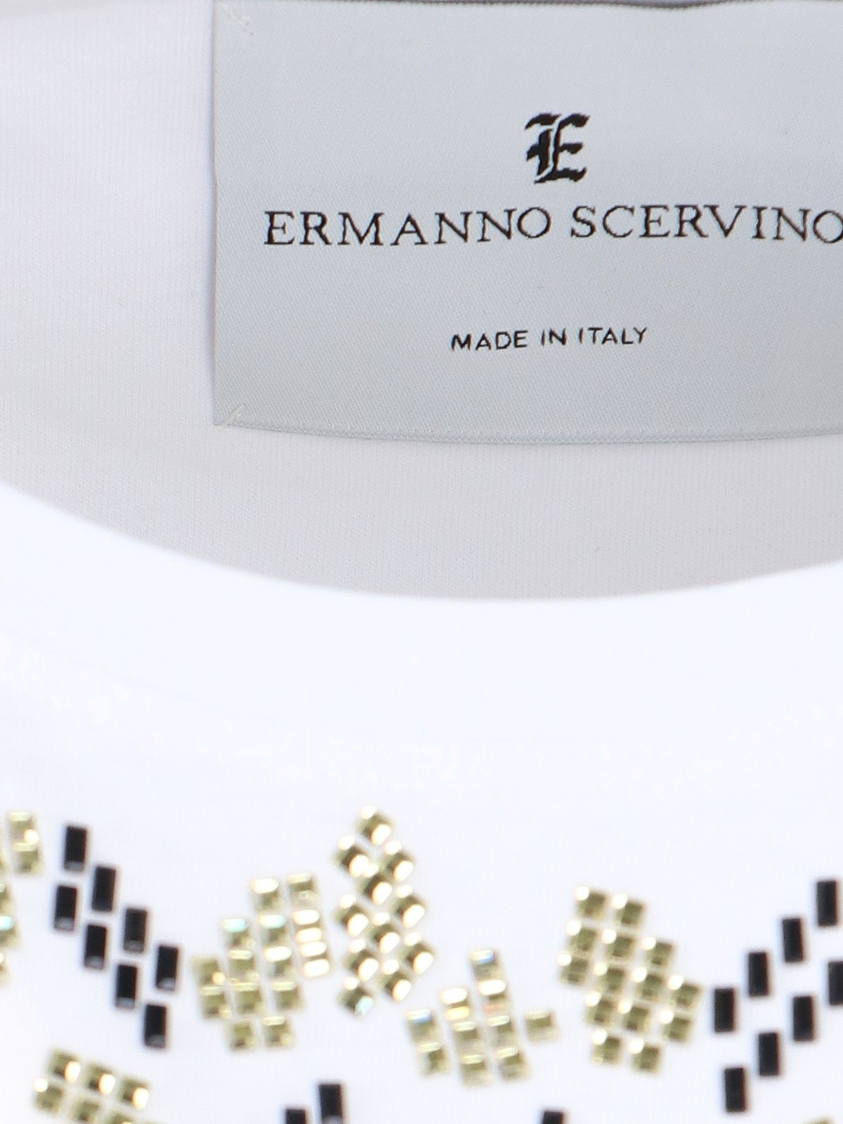 Shop Ermanno Scervino Camiseta - Blanco In White