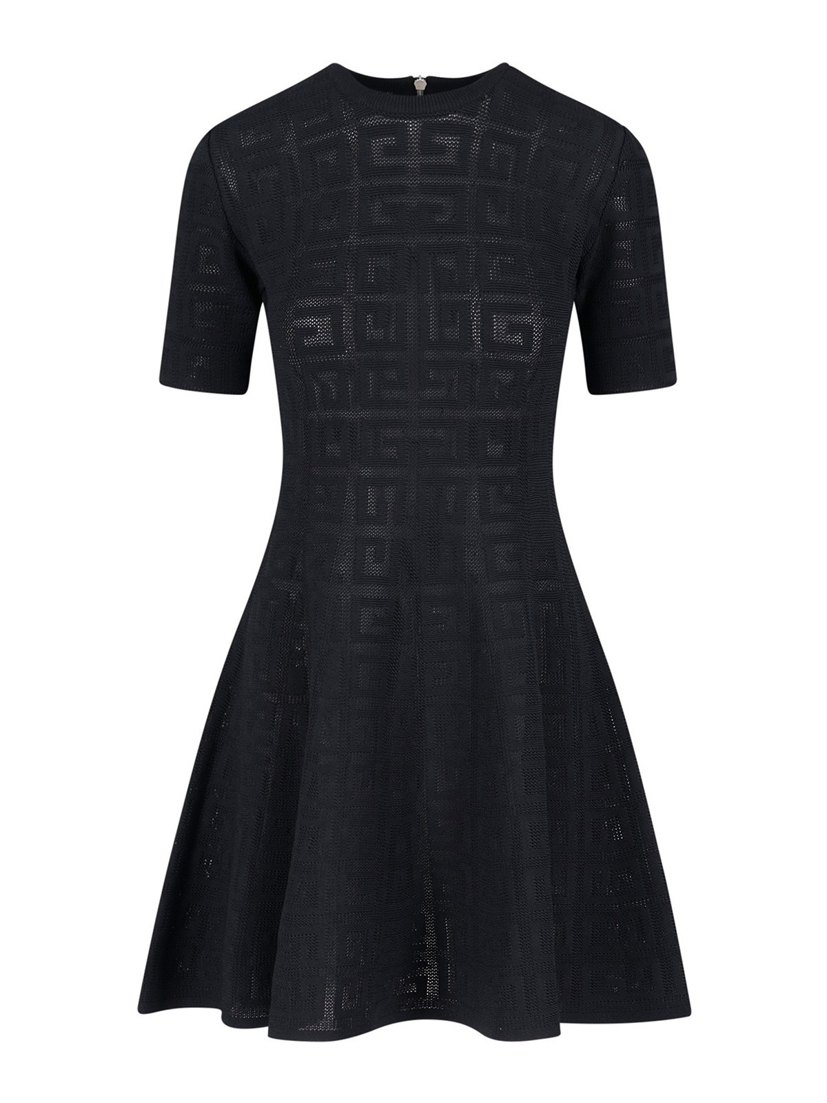Givenchy 4g Jacquard Logo Mini Dress In Black