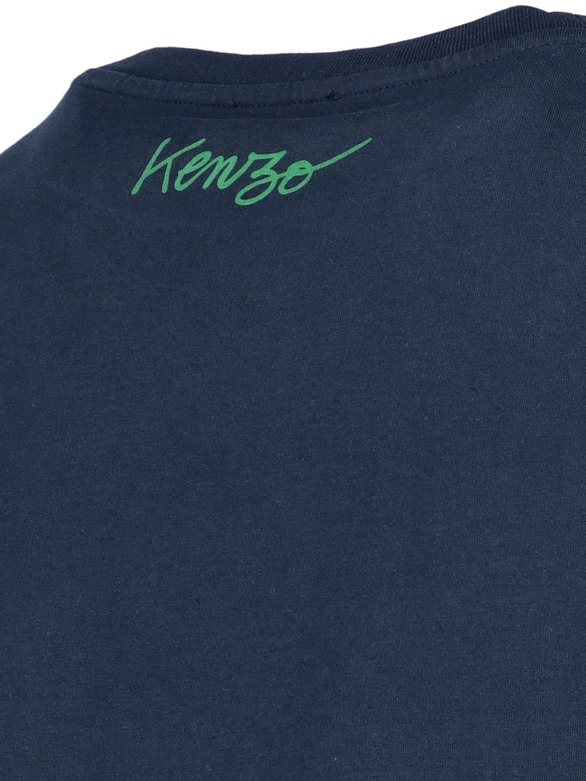 A17786 美品 KENZO POPPY SWEAT SHIRTS 黒青 XL ブランドファッション