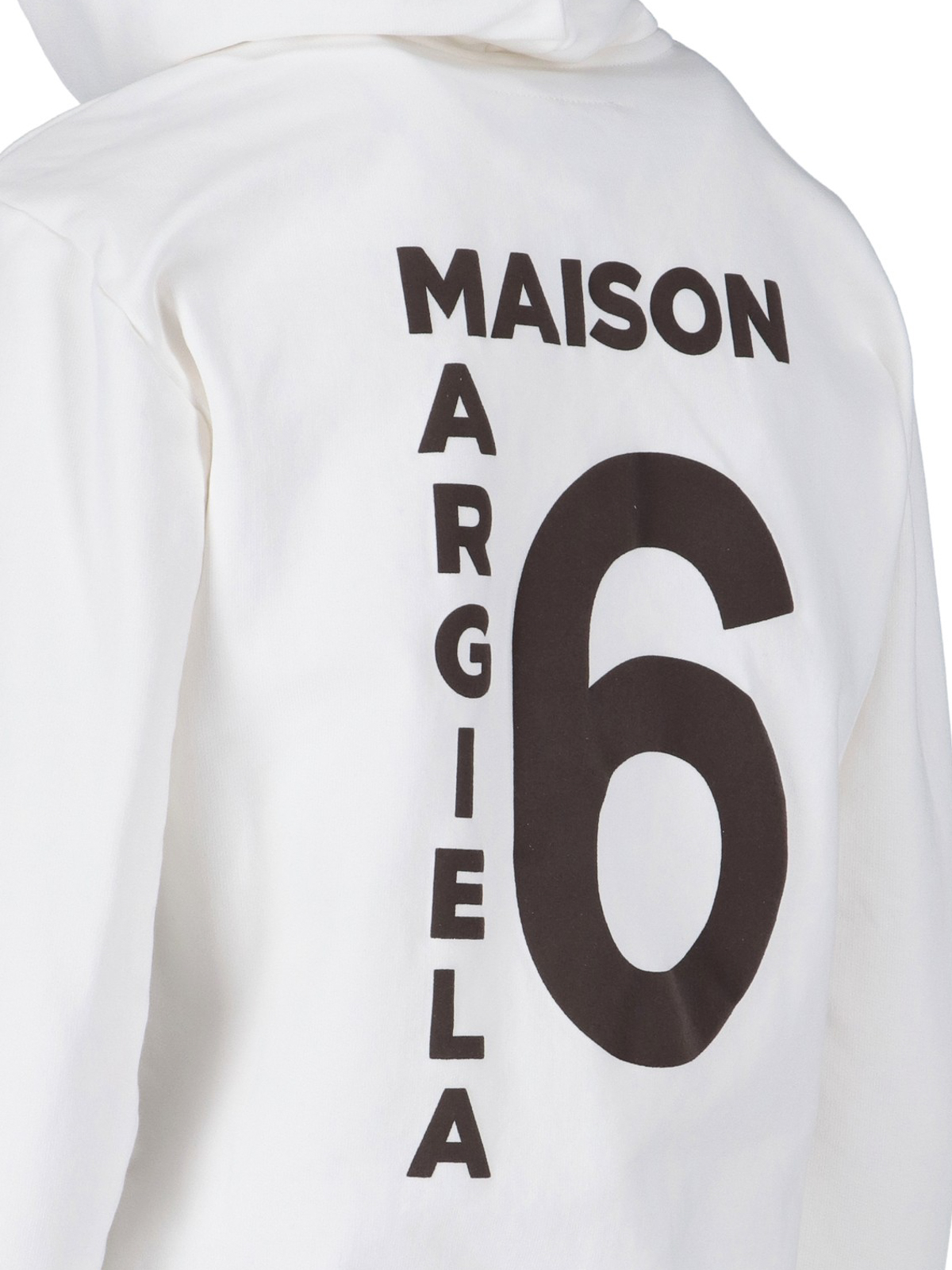MM6 Maison Margiela logo-print half-zip Hoodie - Farfetch