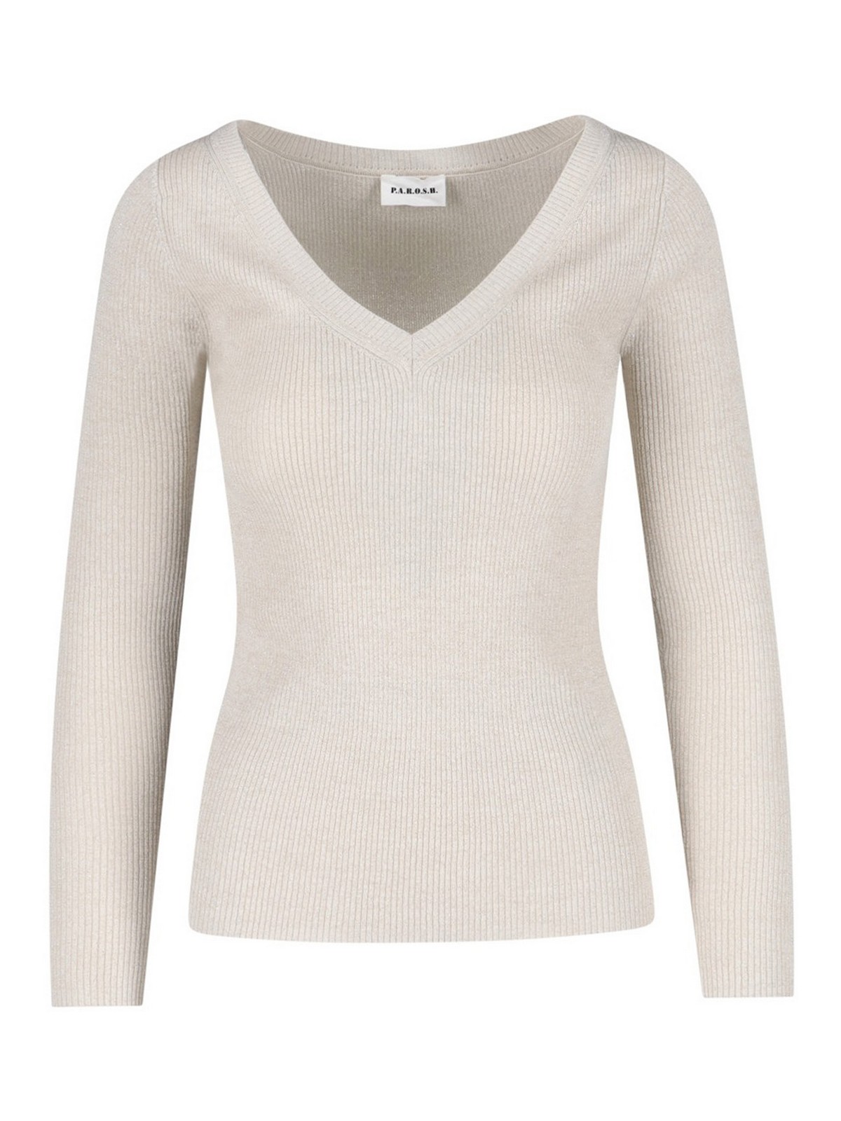 P.a.r.o.s.h Ribbed Sweater In White