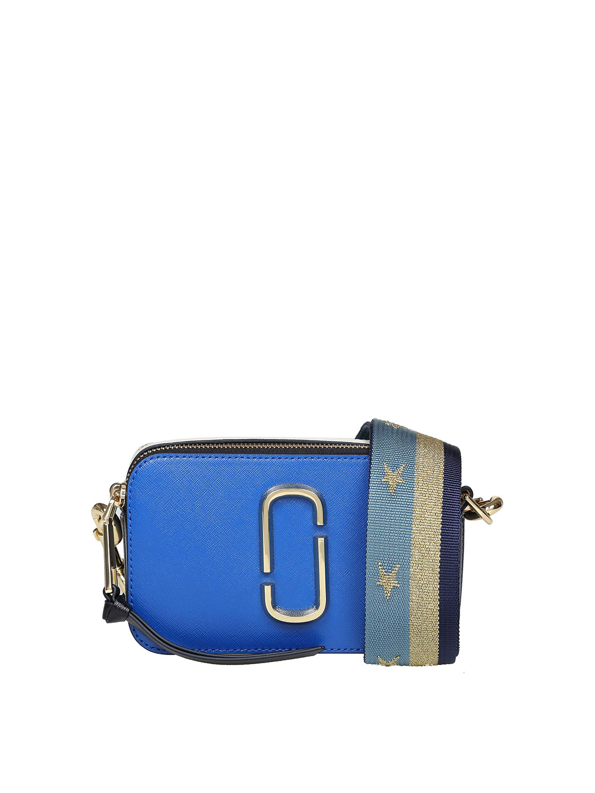 Marc Jacobs Blue & Yellow 'The Snapshot' Bag