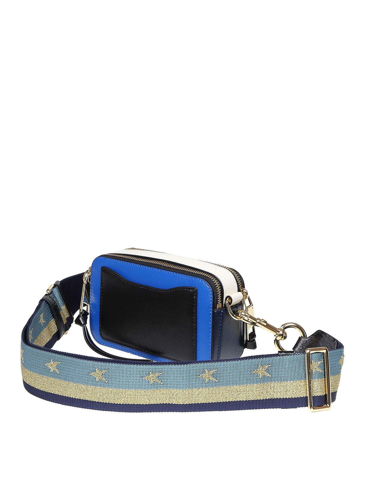Marc Jacobs Leather Snapshot Strap in Blue