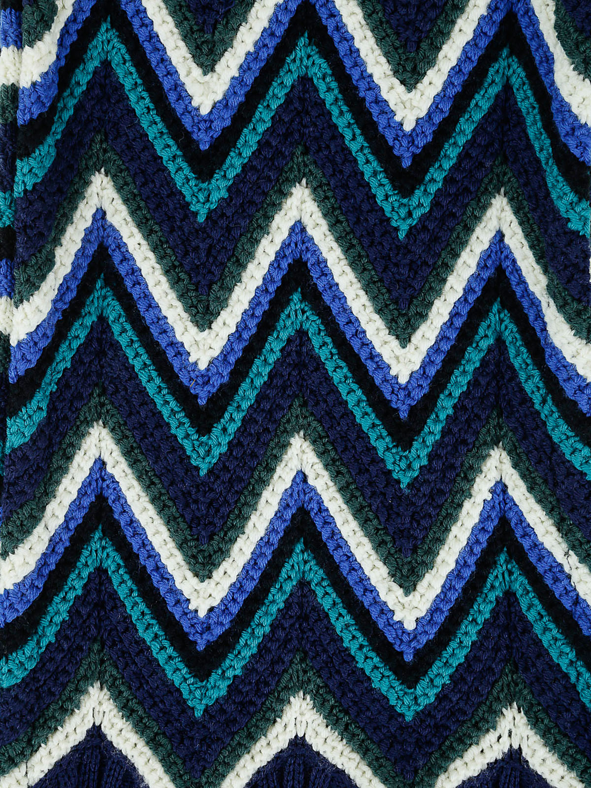 Shop Missoni Wool Scarf In Azul