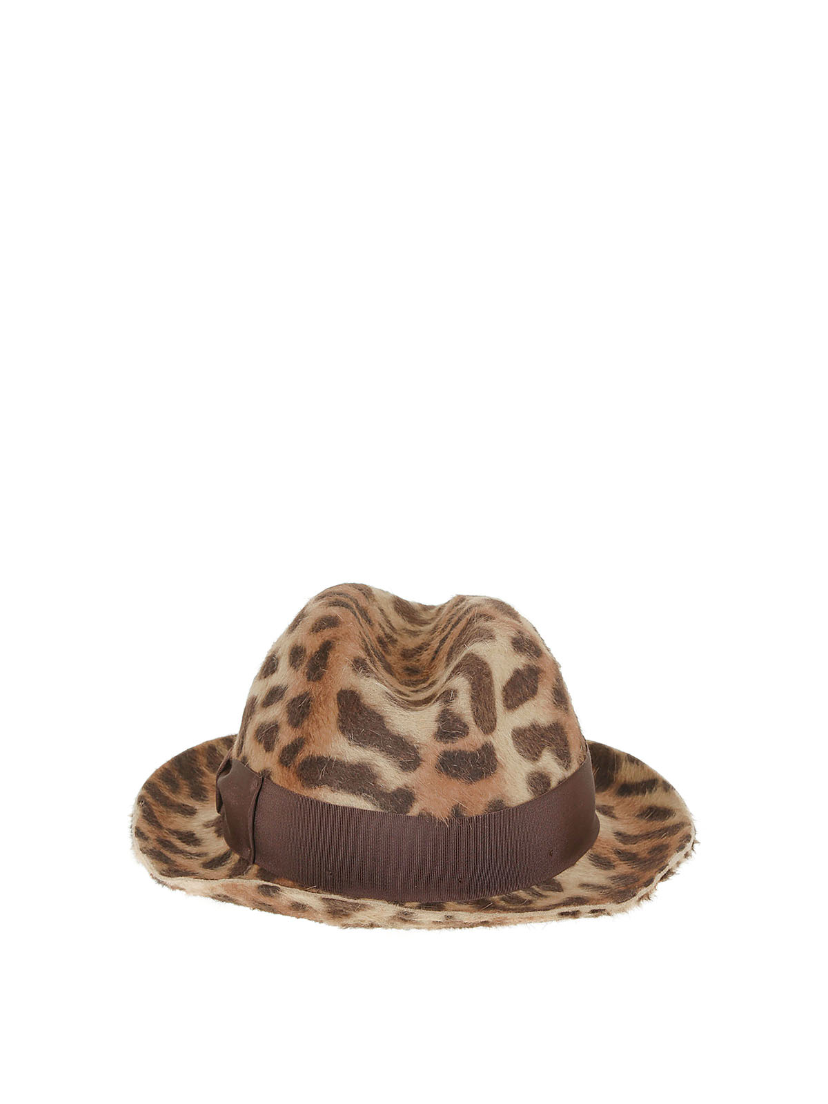 Shop Borsalino Trilby Leopard Hat In Estampado Animalier