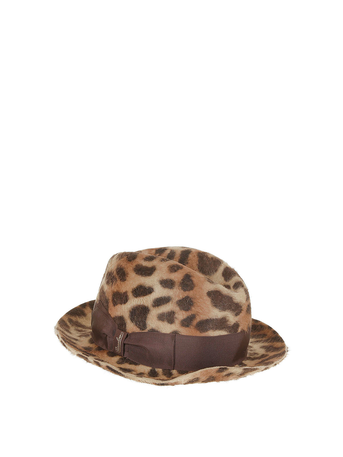 Shop Borsalino Trilby Leopard Hat In Estampado Animalier