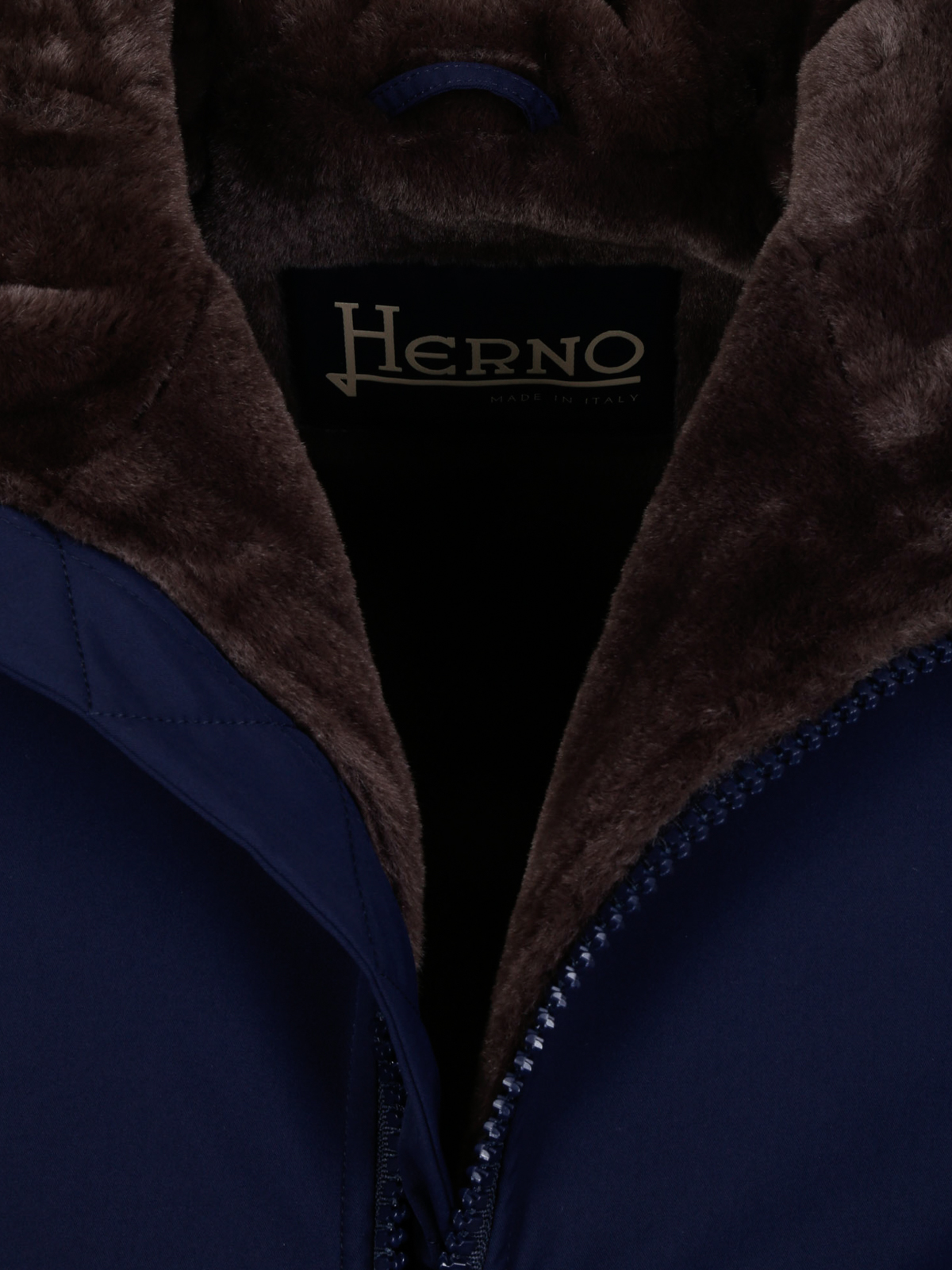 Shop Herno Parka - Azul In Blue