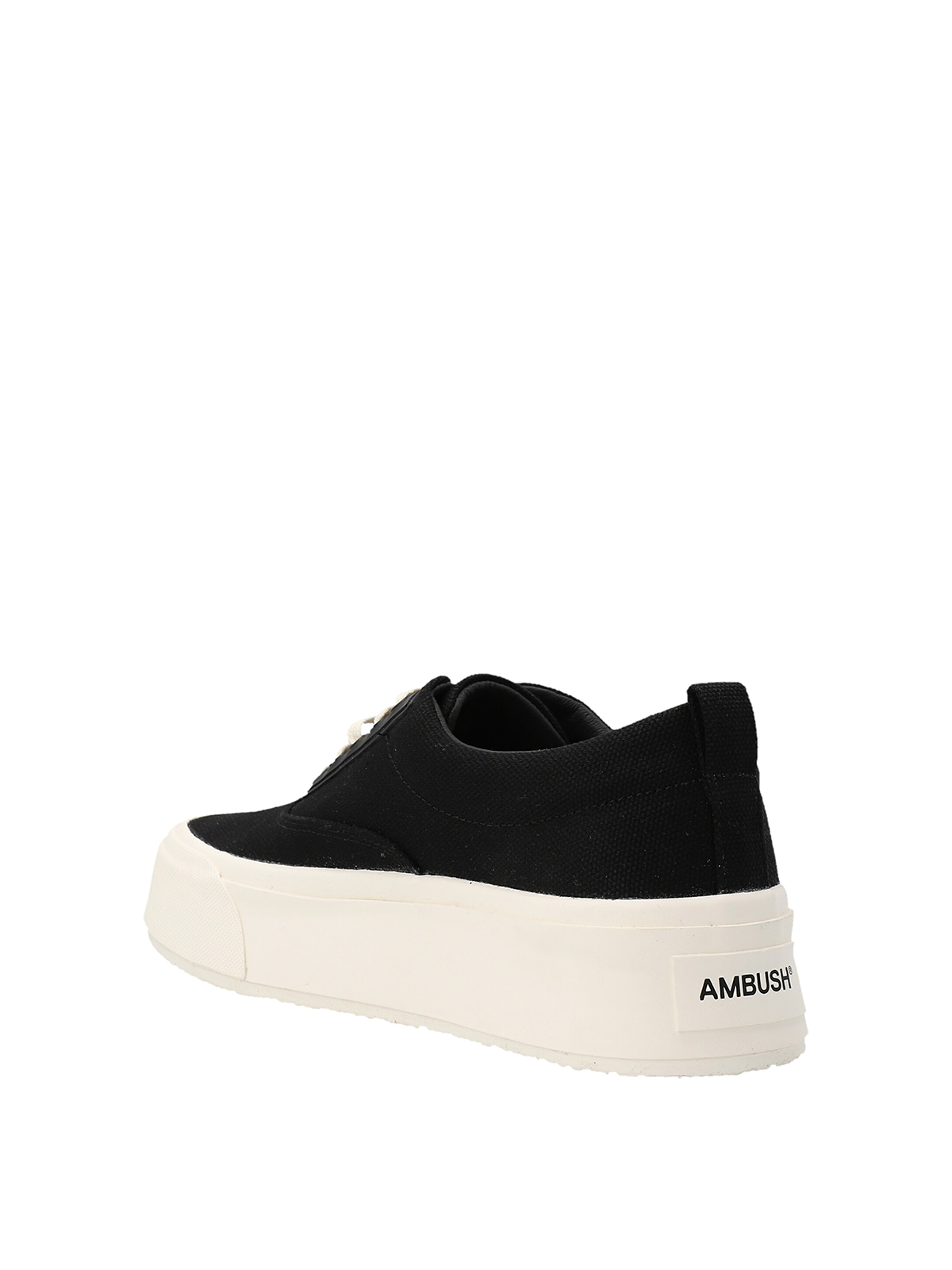 AMBUSH Vulcanized Lace Up Sneakers -Black - Due West