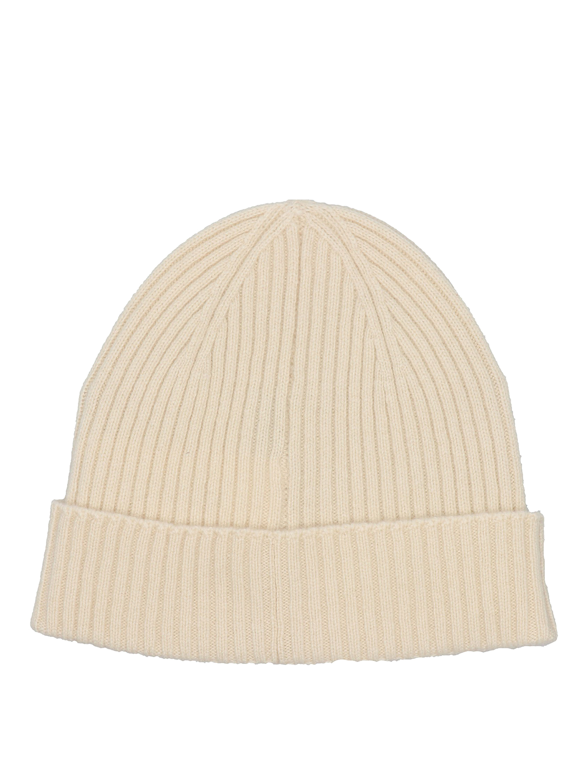 Shop Brioni English Ribbed Beanie In White
