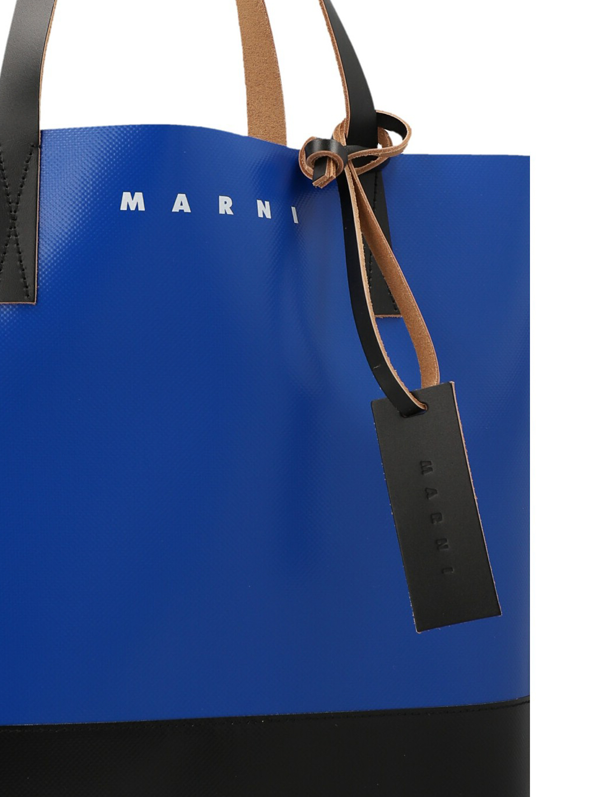 Tribeca shopping bag in blue and black