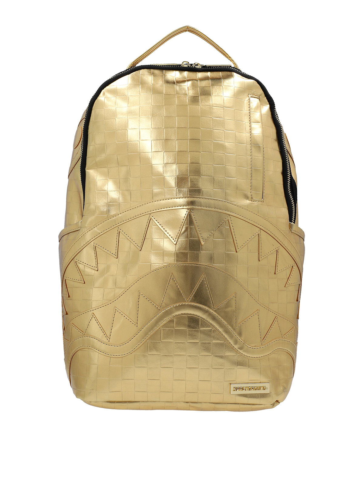 Backpacks Sprayground - Gold Plexiglass In Paris Backpack - B3729NSZ