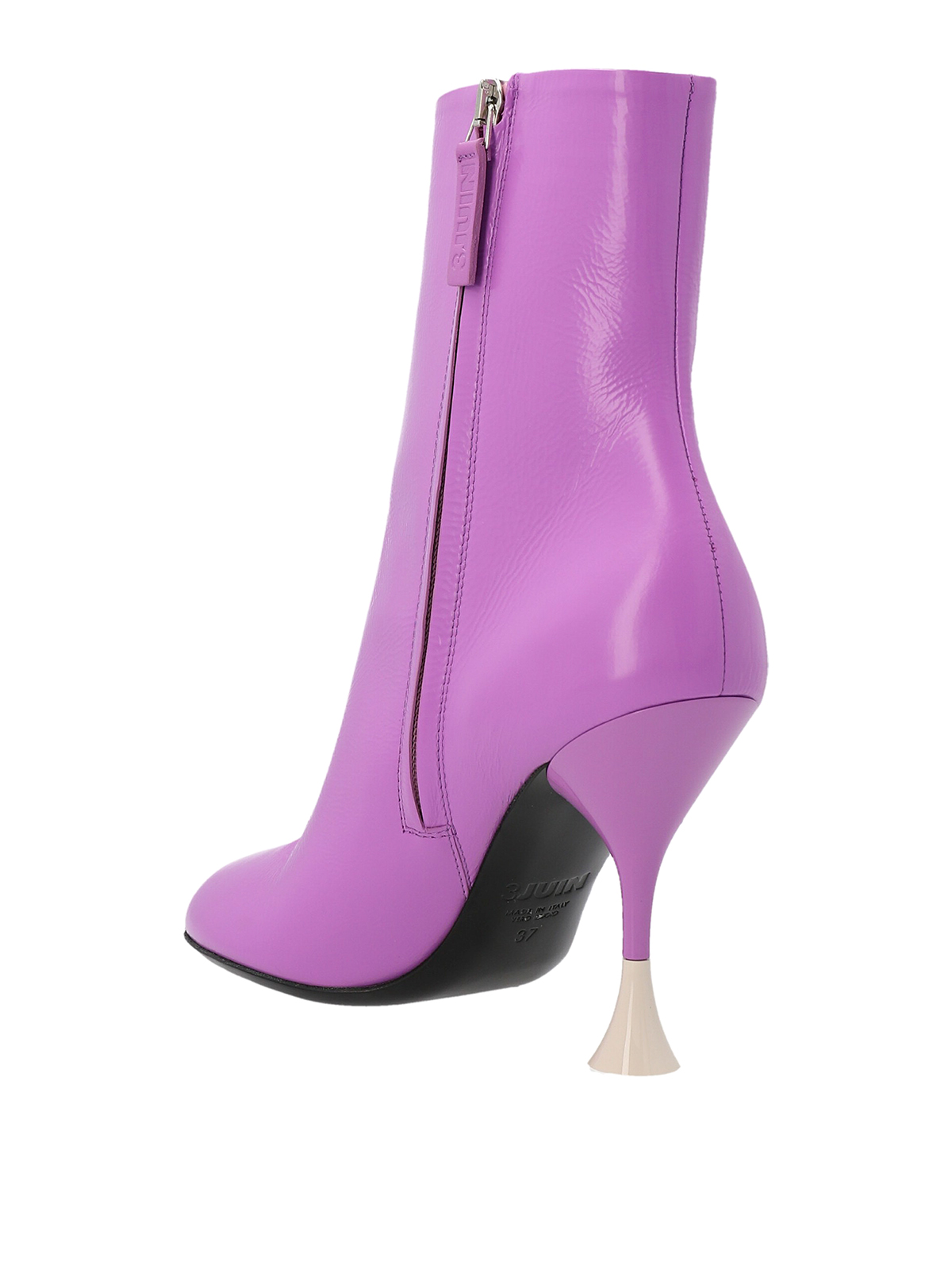 Shop 3juin Lidia Ankle Boots In Púrpura