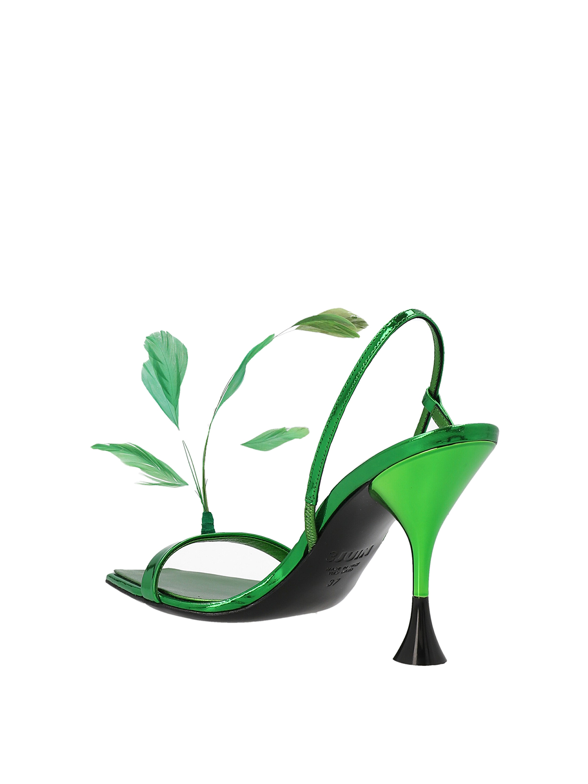 Buy Neon Green Sandals for Girls by D'Chica Online | Ajio.com