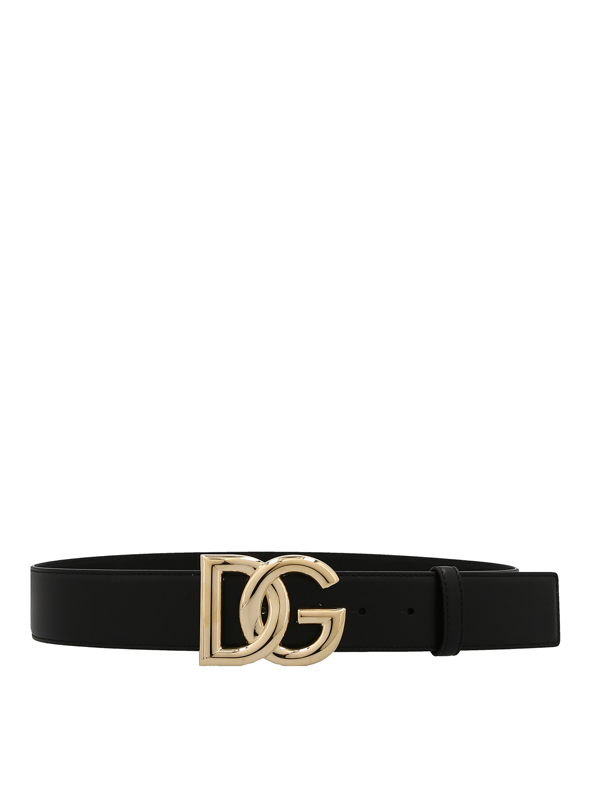 Dolce & Gabbana Logo Belt In Negro