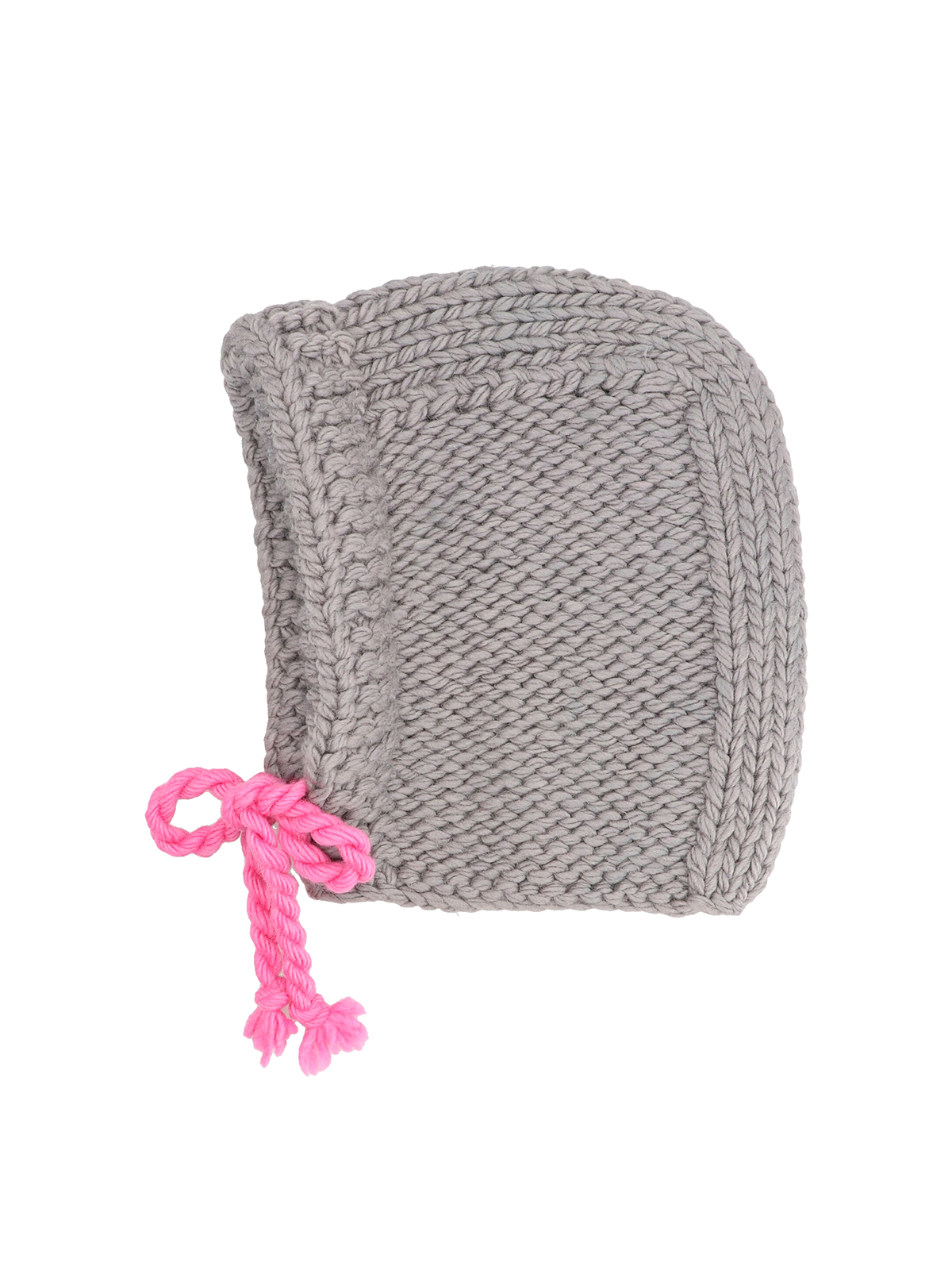 J.W. Anderson Drawstring Knit Hood - Grey - Women