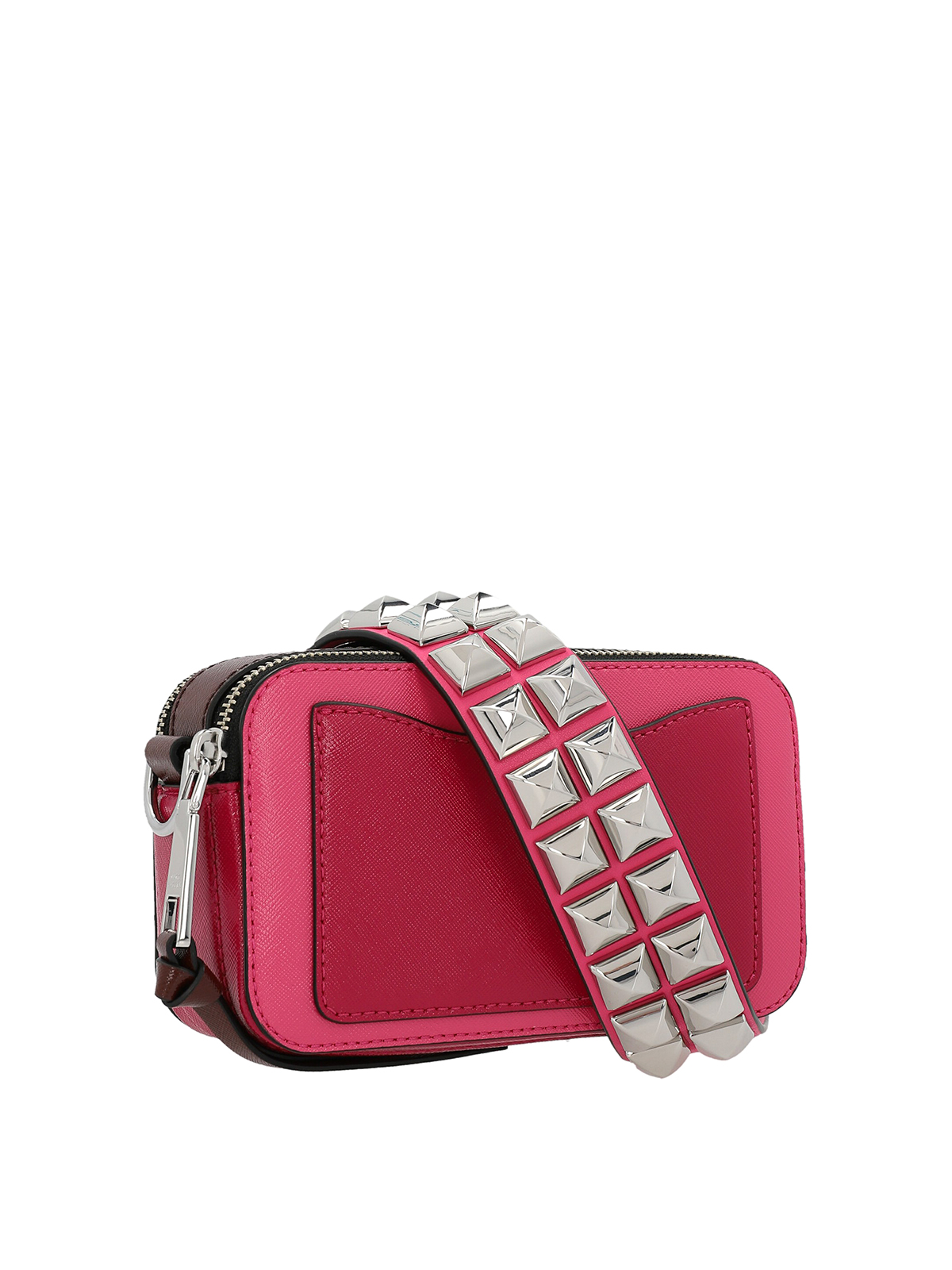 Shop Marc Jacobs The Snapshot Crossbody Bag In Fucsia