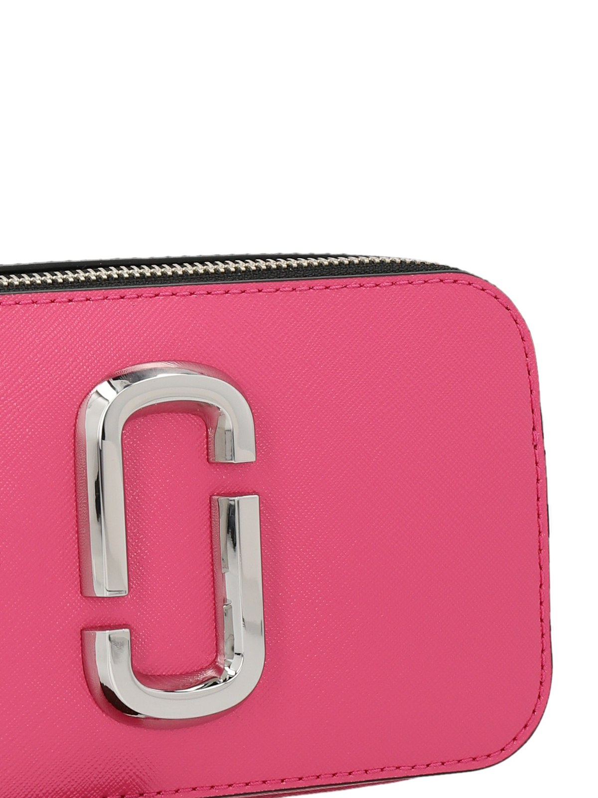 Shop Marc Jacobs The Snapshot Crossbody Bag In Fucsia