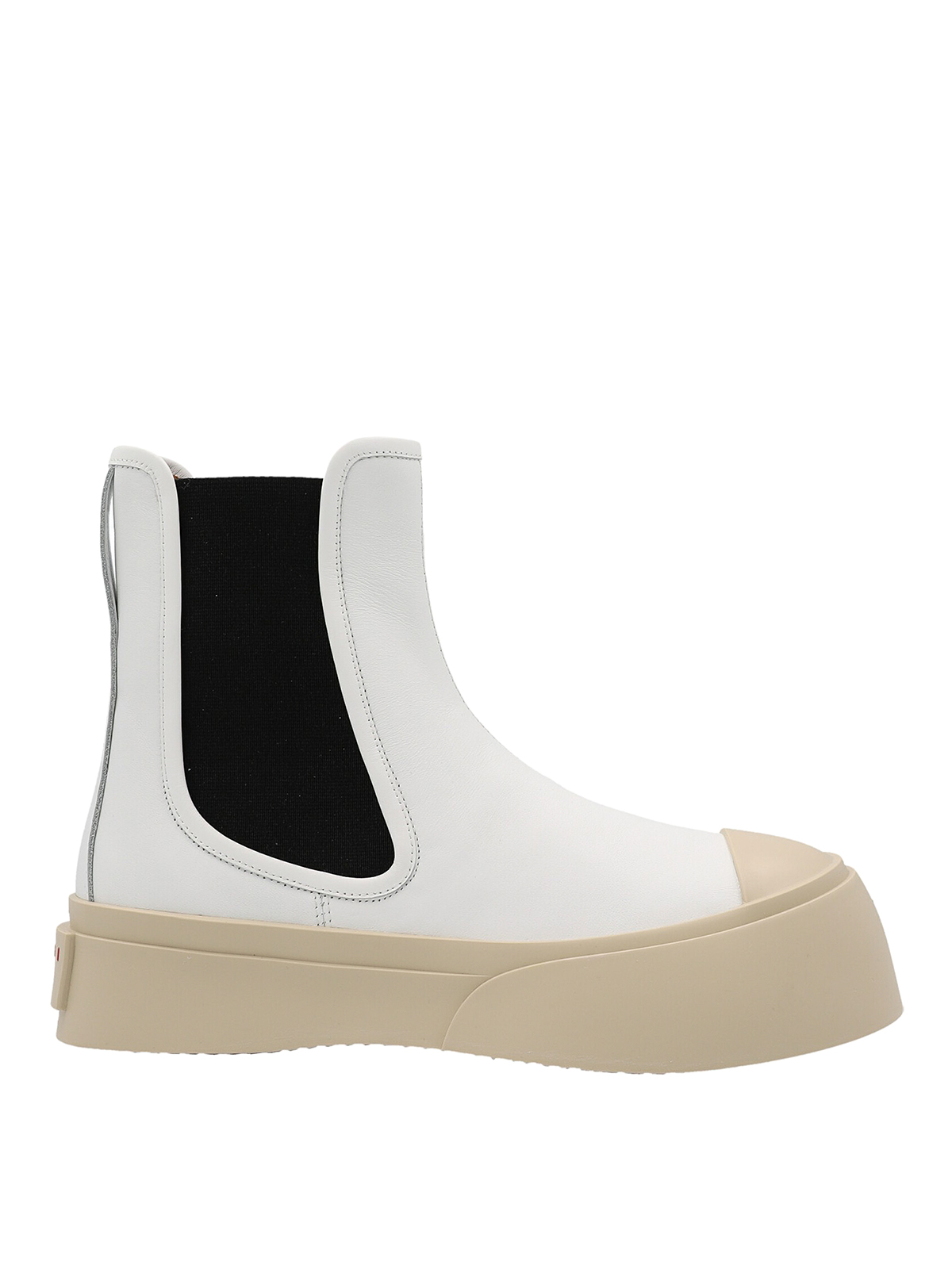 Shop Marni Pablo Ankle Boots In Blanco