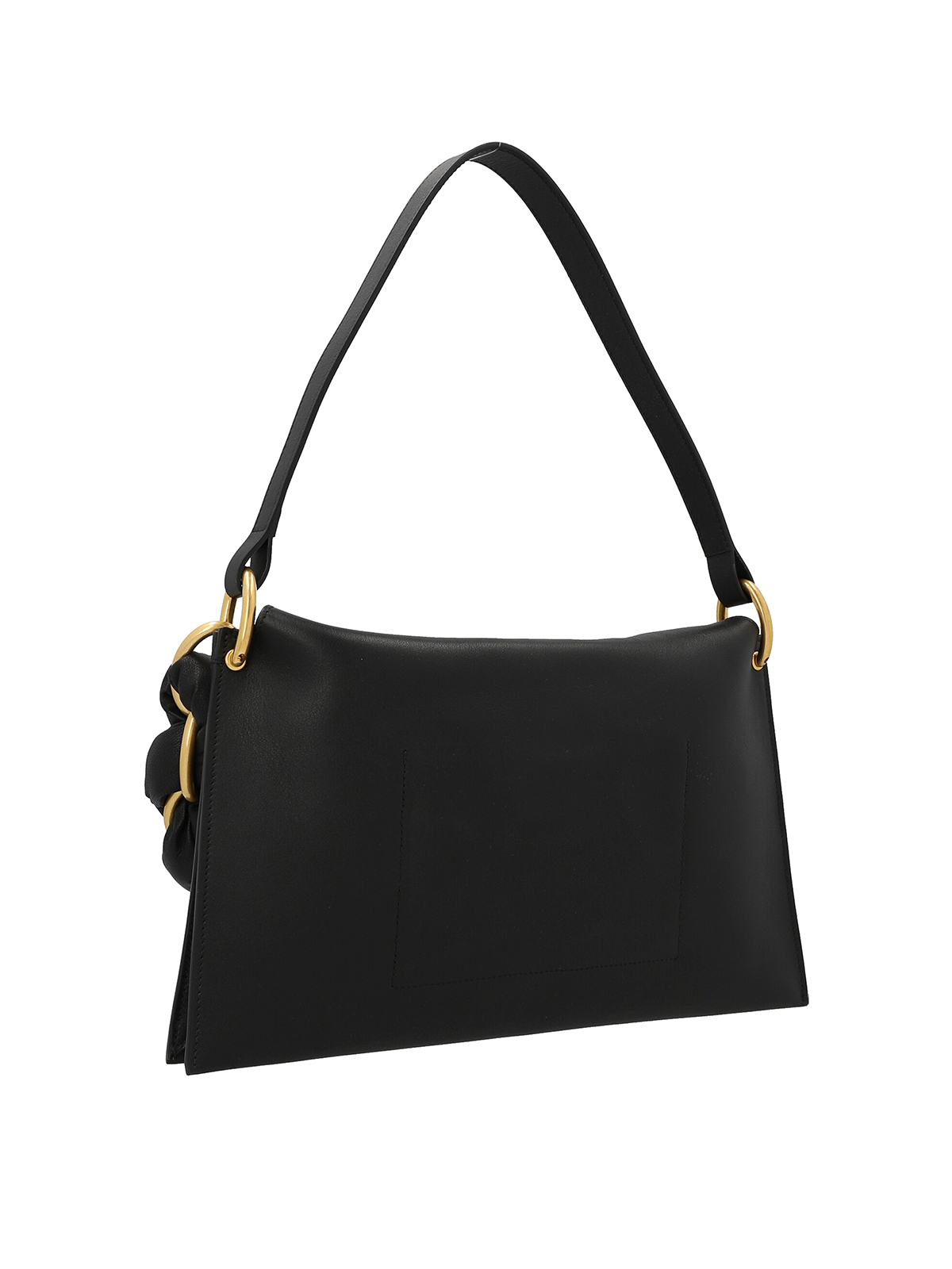 Shop Proenza Schouler Braided Chain Shoulder Bag In Black