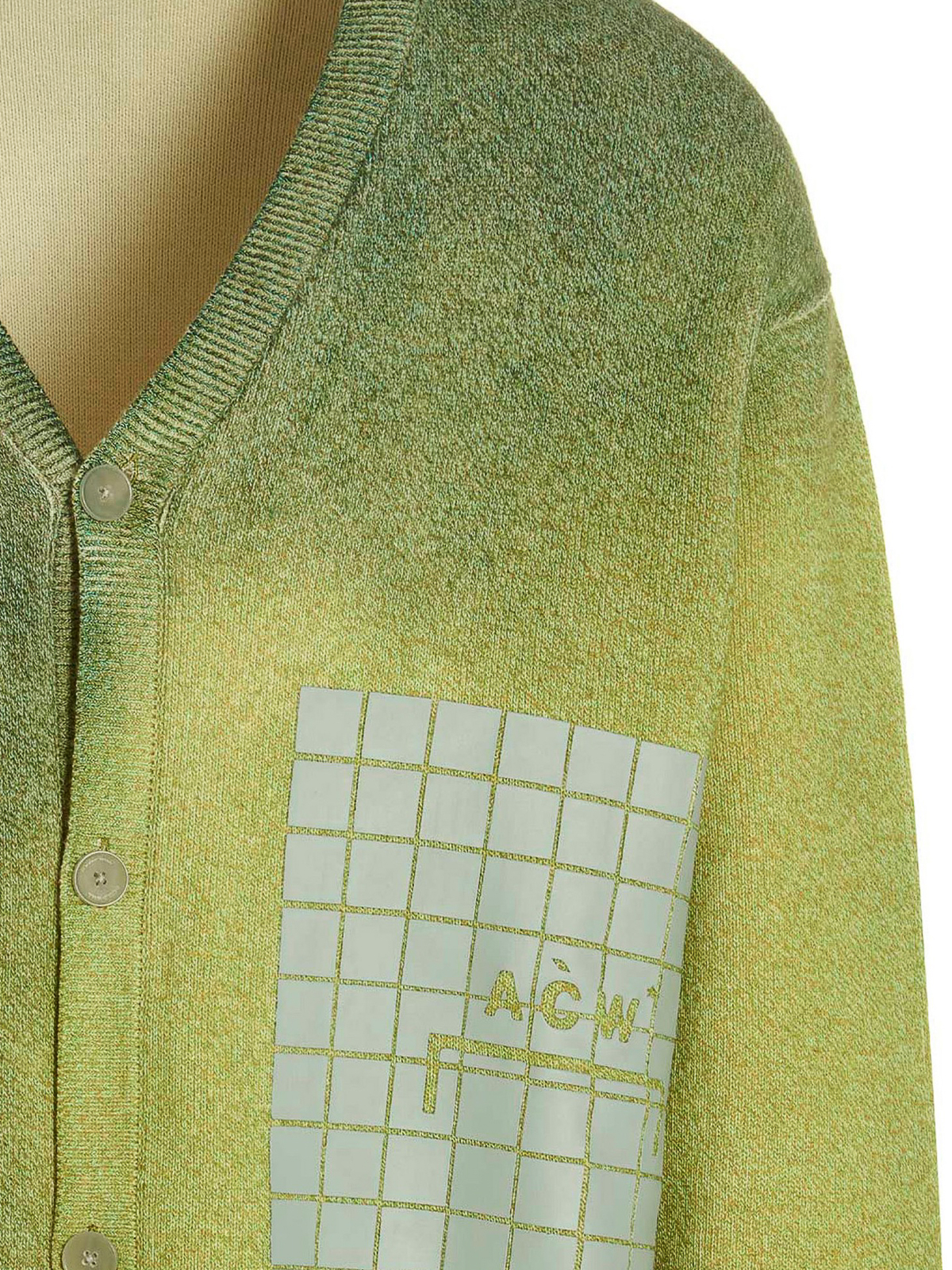 A-Cold-Wall* カーディガン - 緑 - メンズ|ACWMK066OLIVE