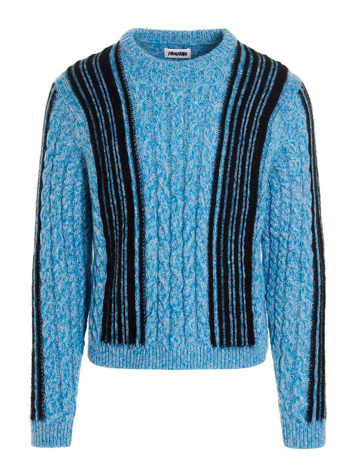 MAGLIANO デザインニット Magliano Freak Moulin sweater - Light Blue - Men|O58211685BLUE4