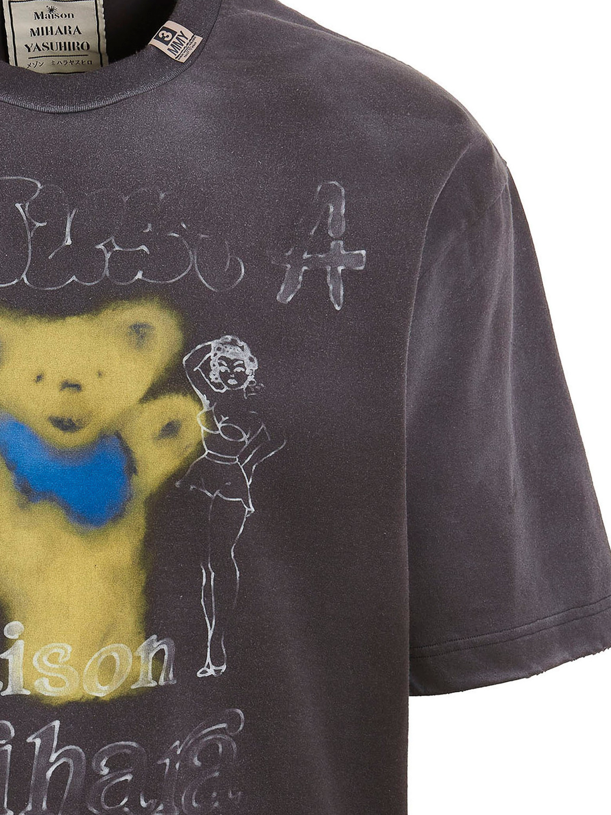 Maison Mihara Yasuhiro Tシャツ - グレー|A09TS671BLACK