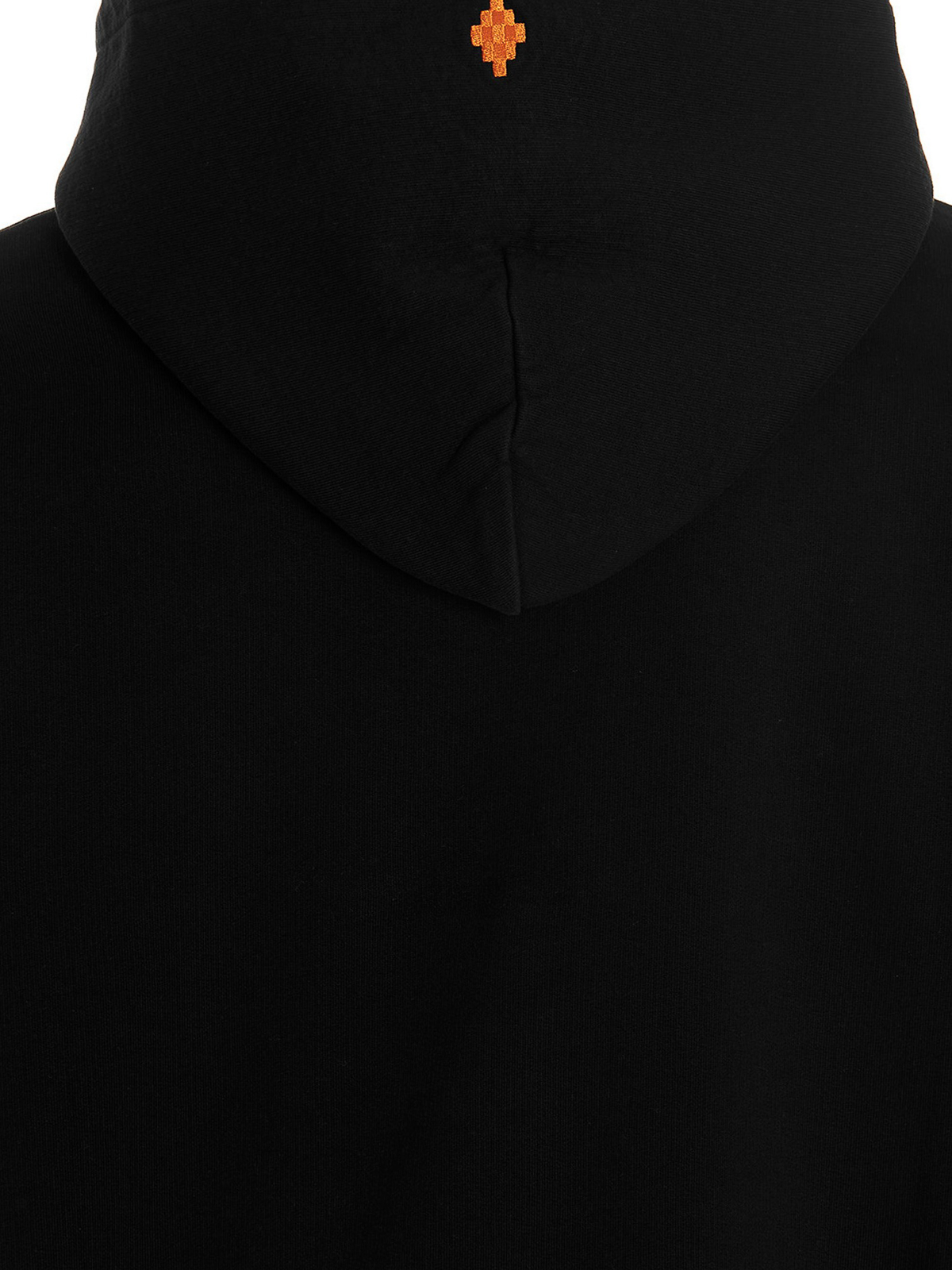 Shop Marcelo Burlon County Of Milan Feather-printed Hoodie In Black