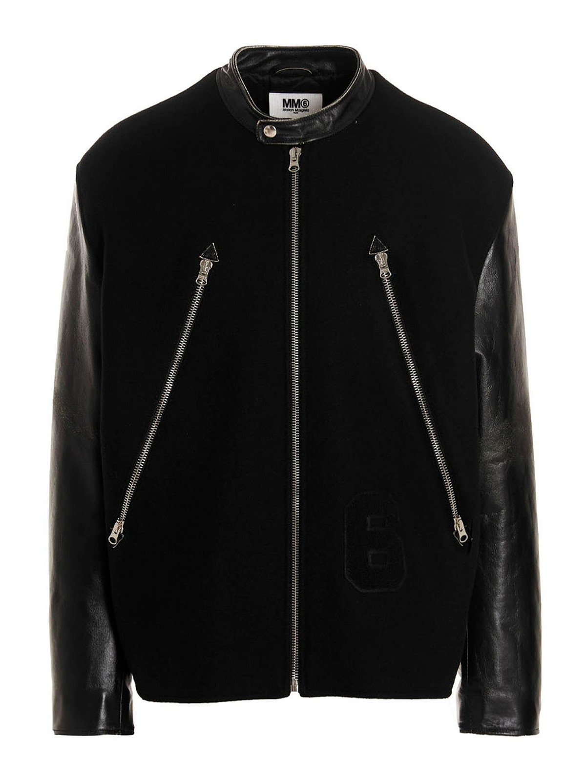 MM6 Maison Margiela Varsity jacket - Black|S62AN0079S60353900