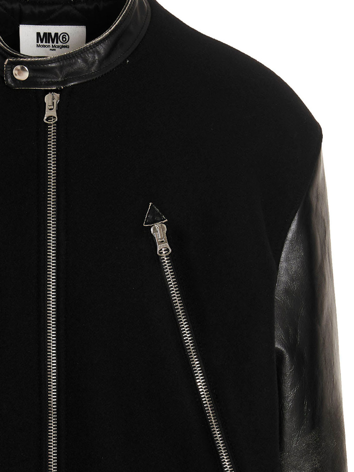 MM6 Maison Margiela Varsity jacket - Black|S62AN0079S60353900
