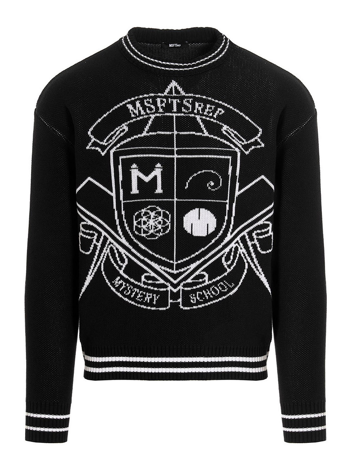 Msftsrep Jacquard Logo Sweater In Negro