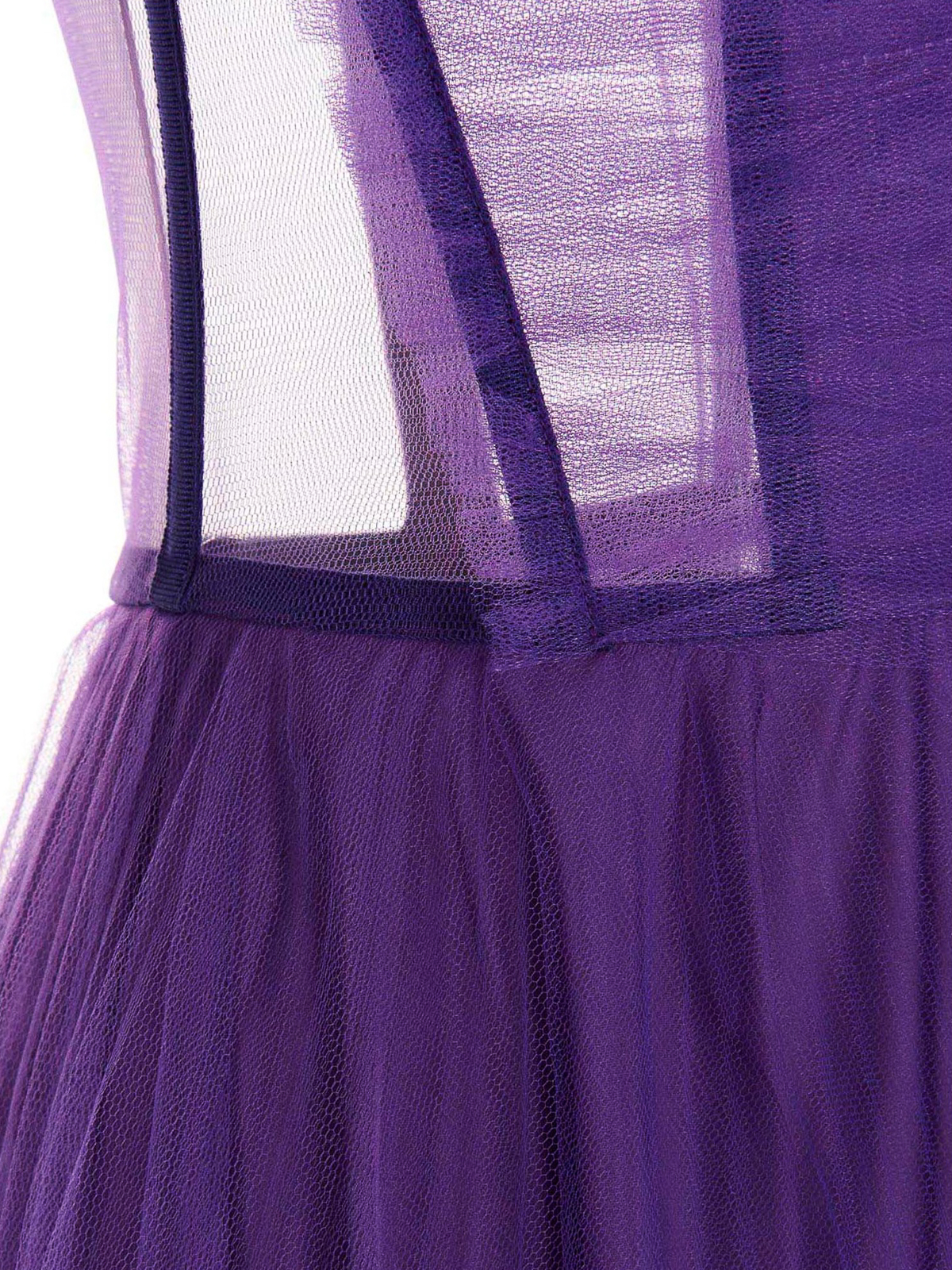 19:13 Dresscode Bustier tulle dress - Purple - Women|DCW423TU078