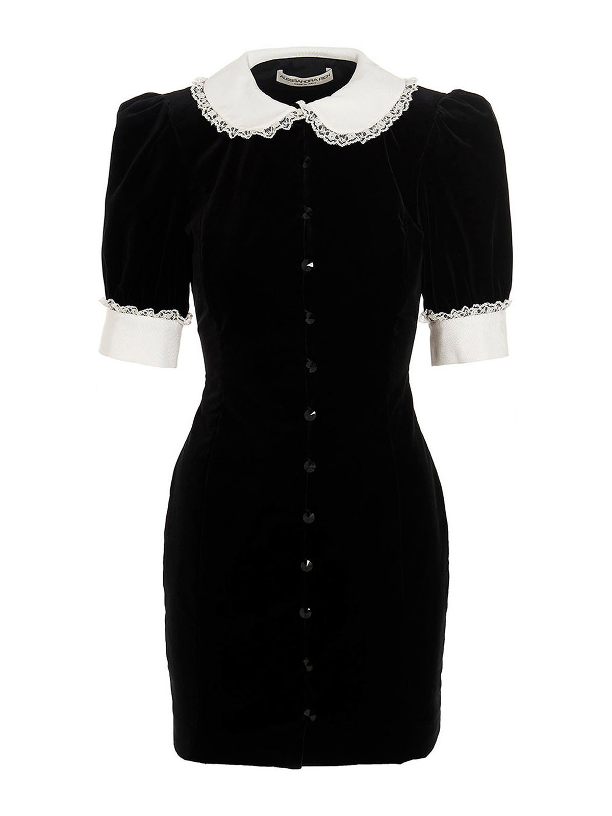 green emerald velvet dress Alessandra Rich Fitted Velvet Dress  Runway Catalog