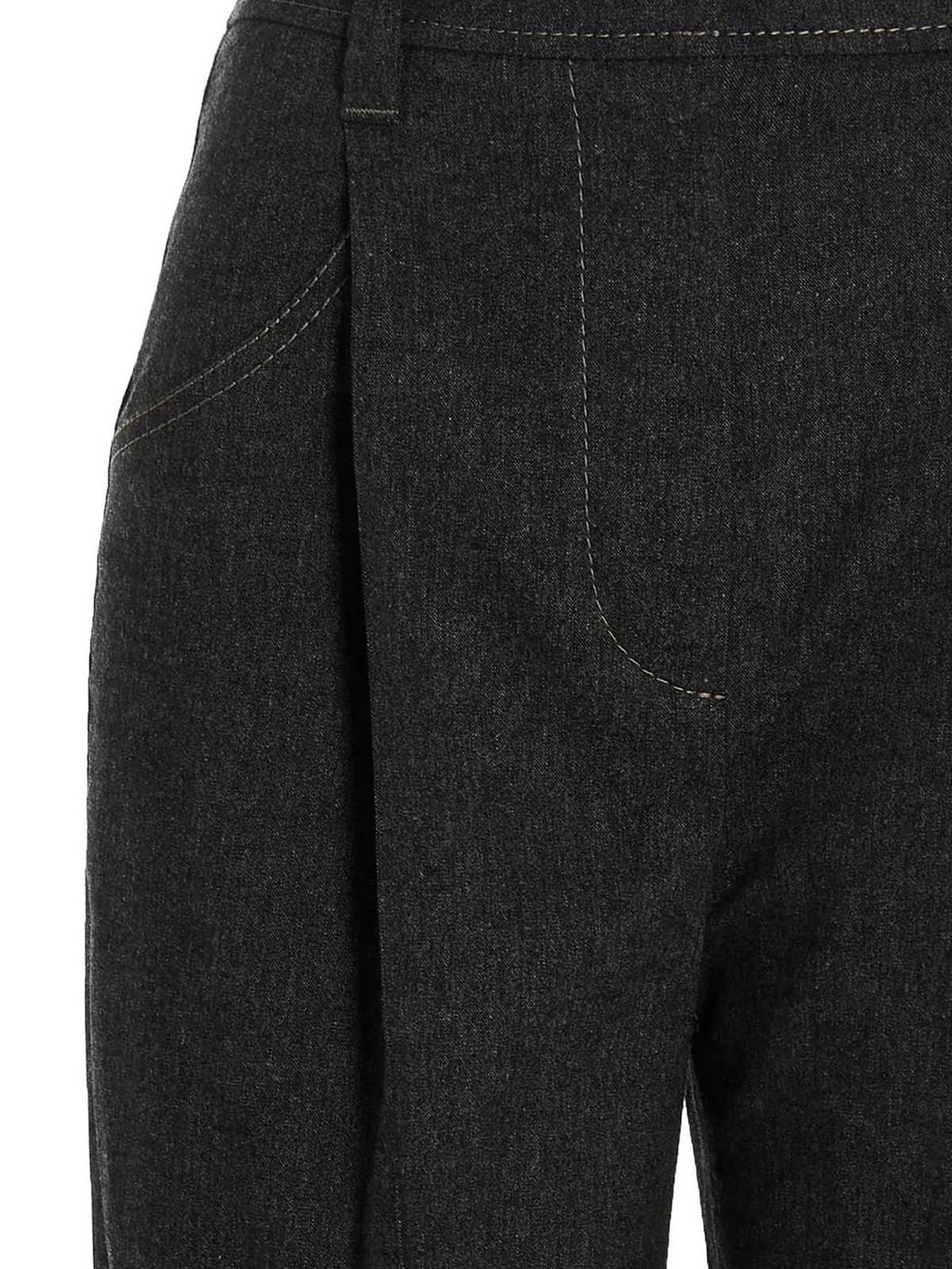 Casual trousers Brunello Cucinelli  Flannel trousers  MB087P8147C001