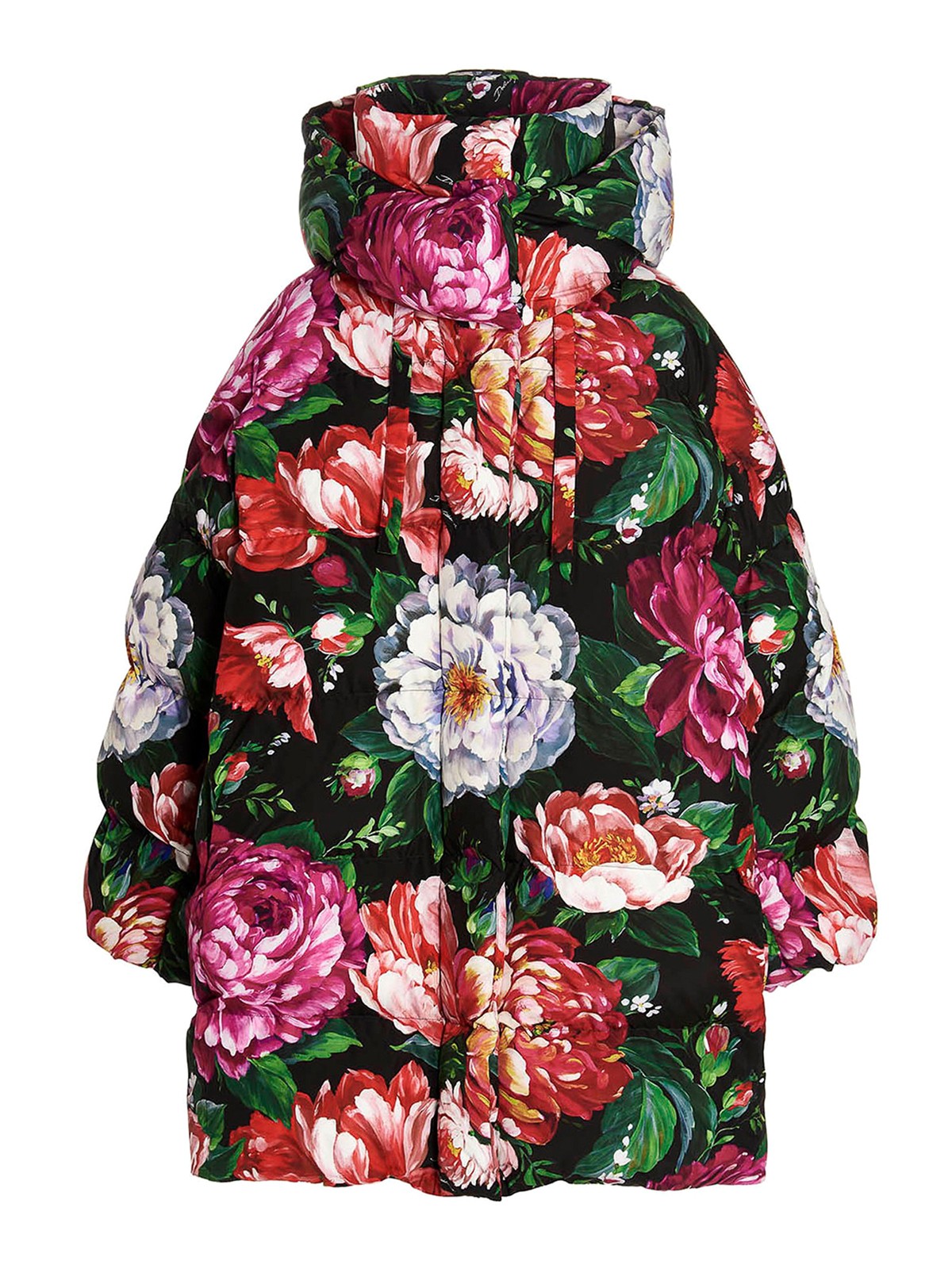 Dolce & Gabbana Floral print midi down jacket | F9N42TFSSIZHN3VW